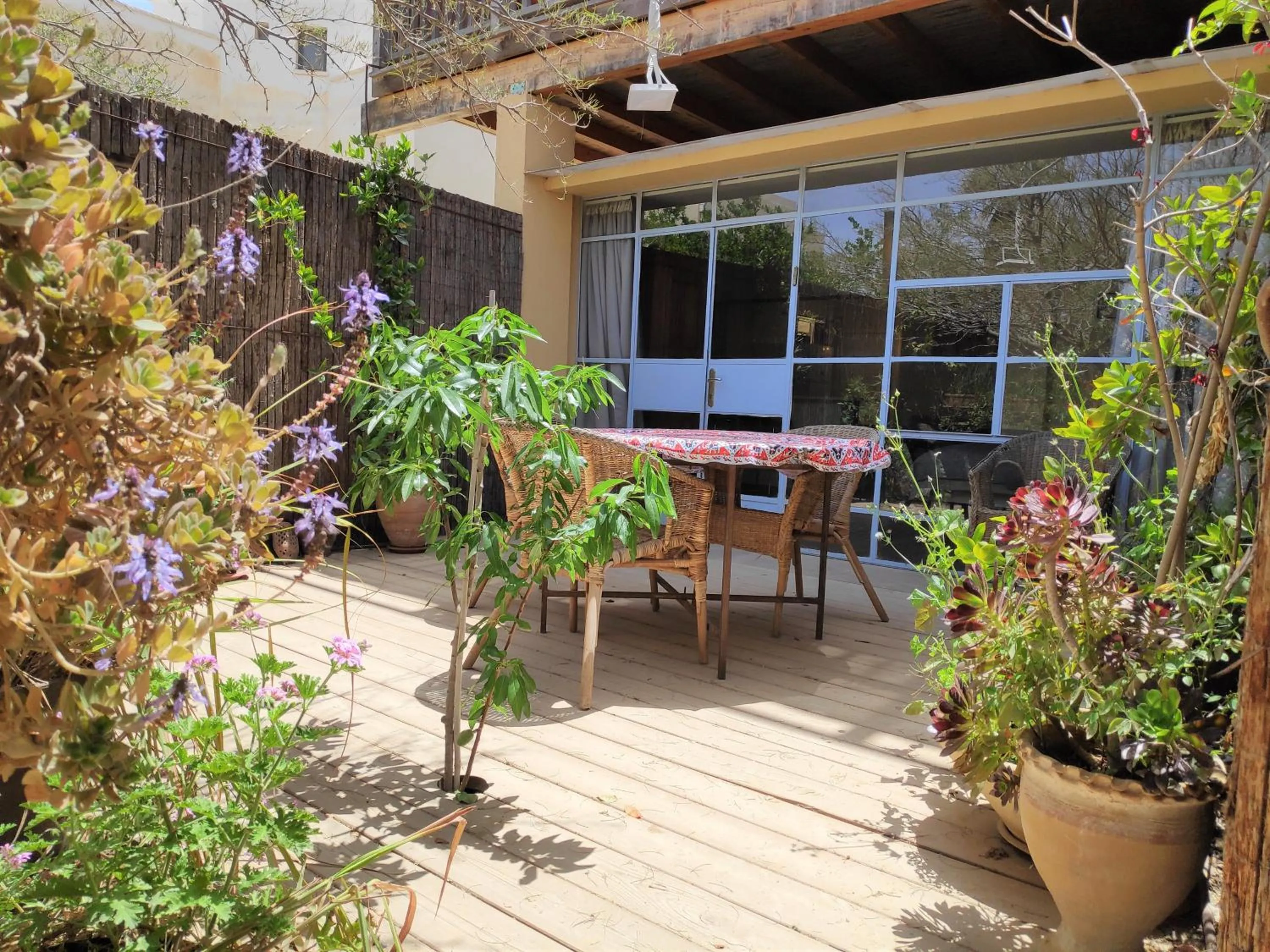 Balcony/Terrace in Krivine B&B