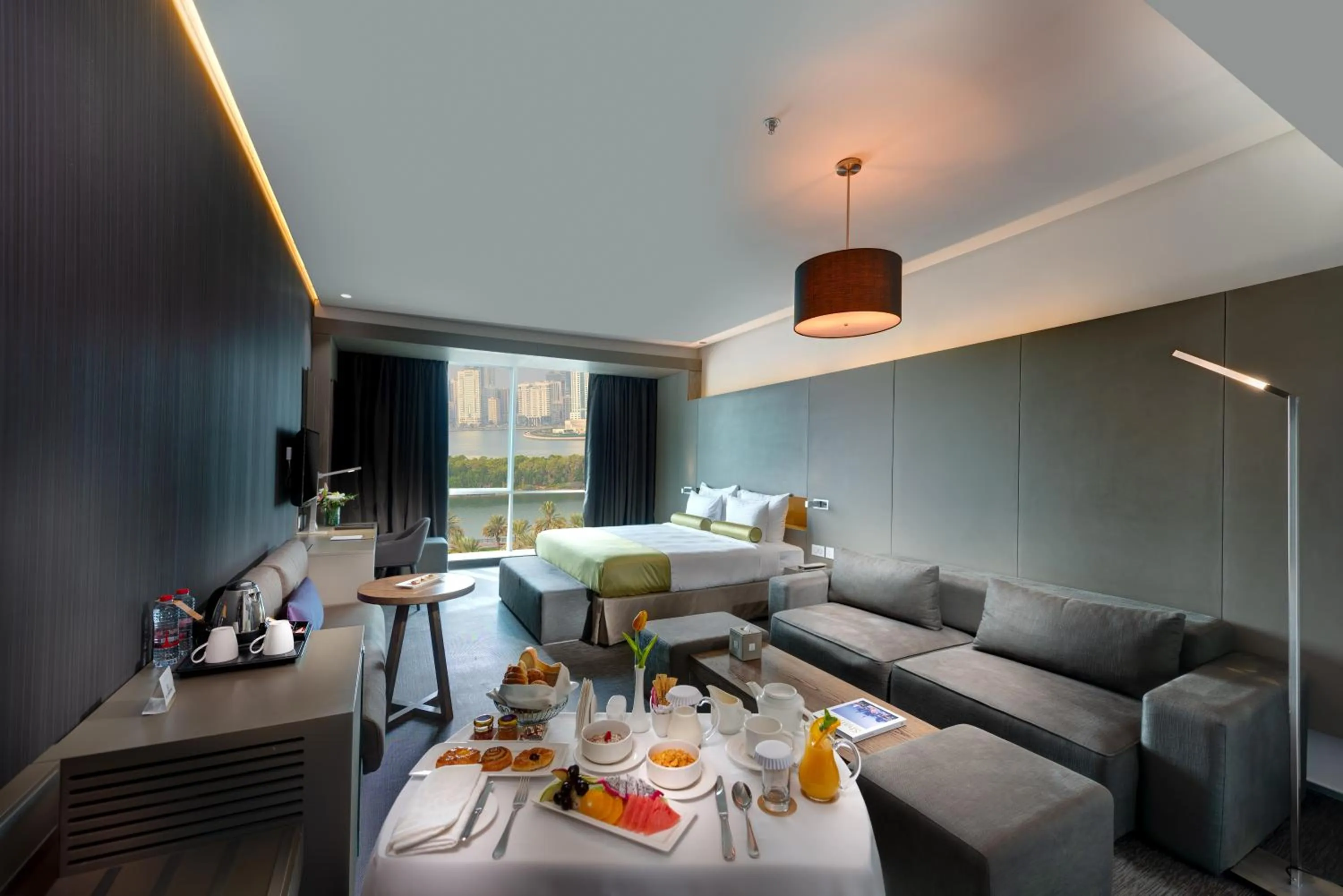 Seating area in 72 Hotel Sharjah