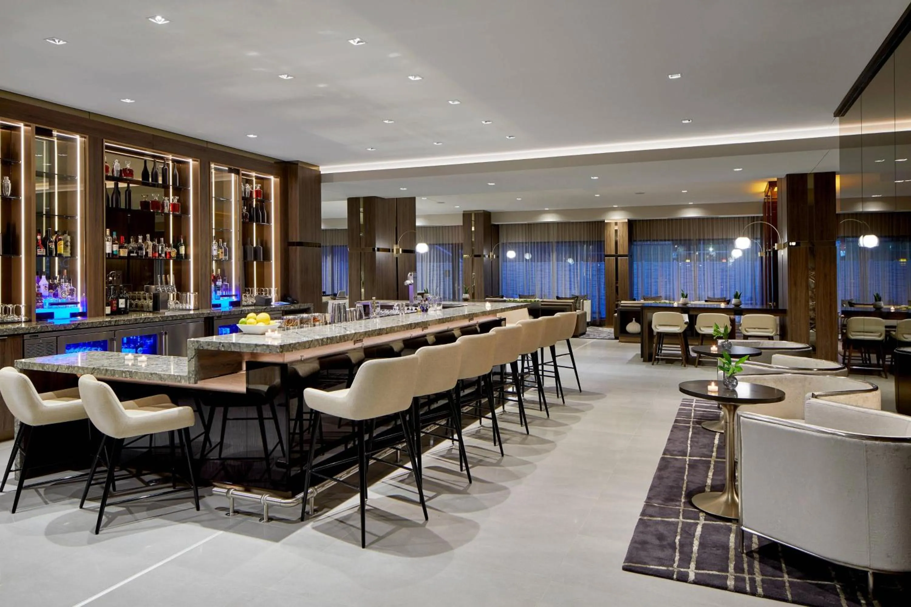 Lounge or bar in AC Hotel by Marriott Durham Duke University