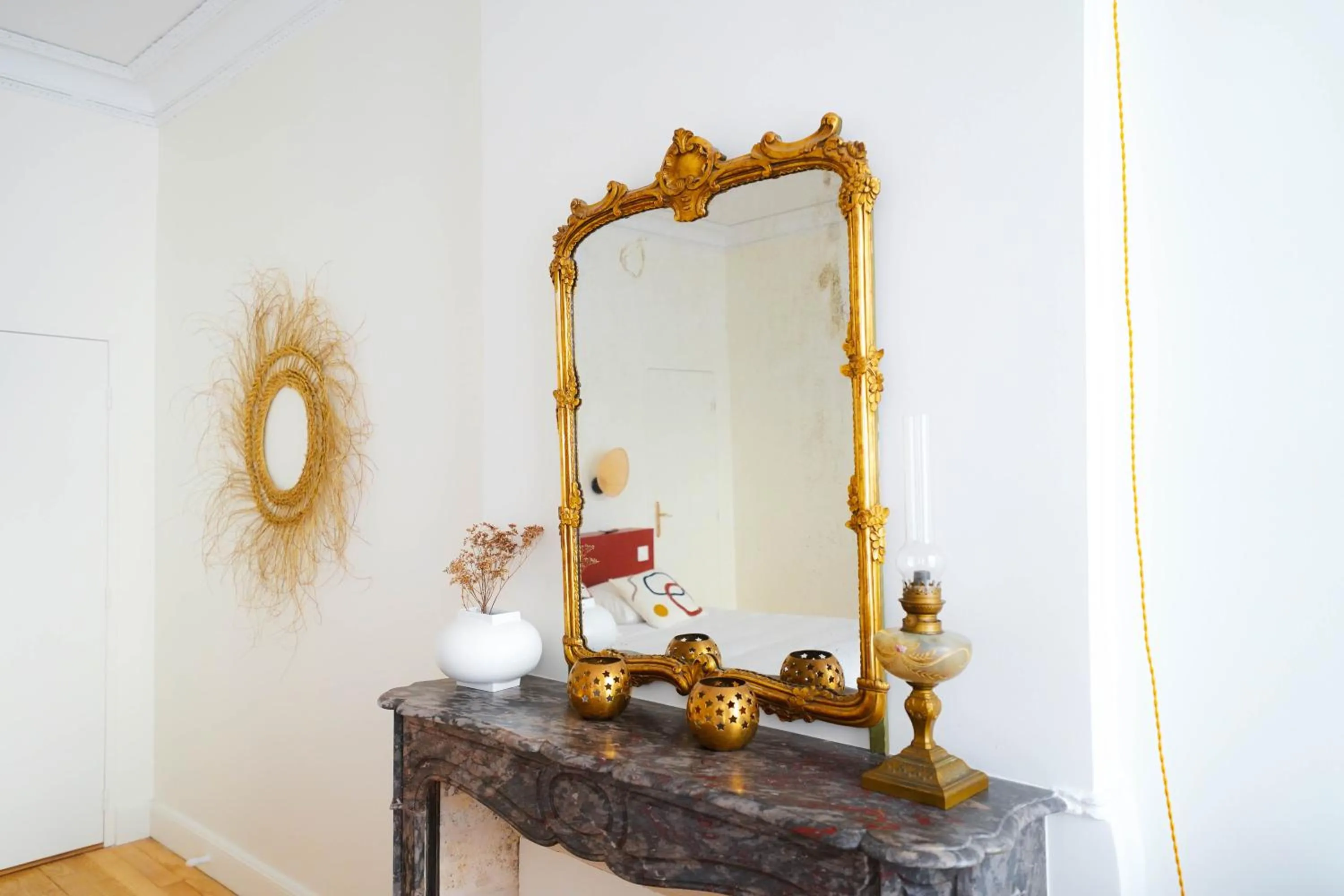 Decorative detail in B&B La Maison Galiène