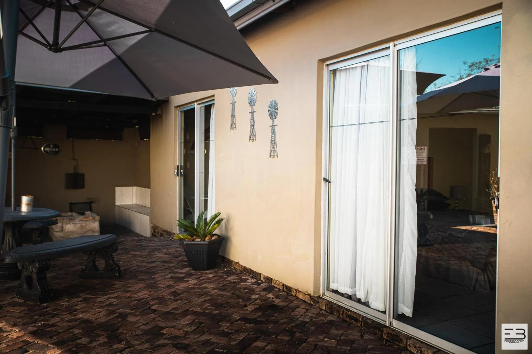 Patio in Geluksfontein Private Game Farm