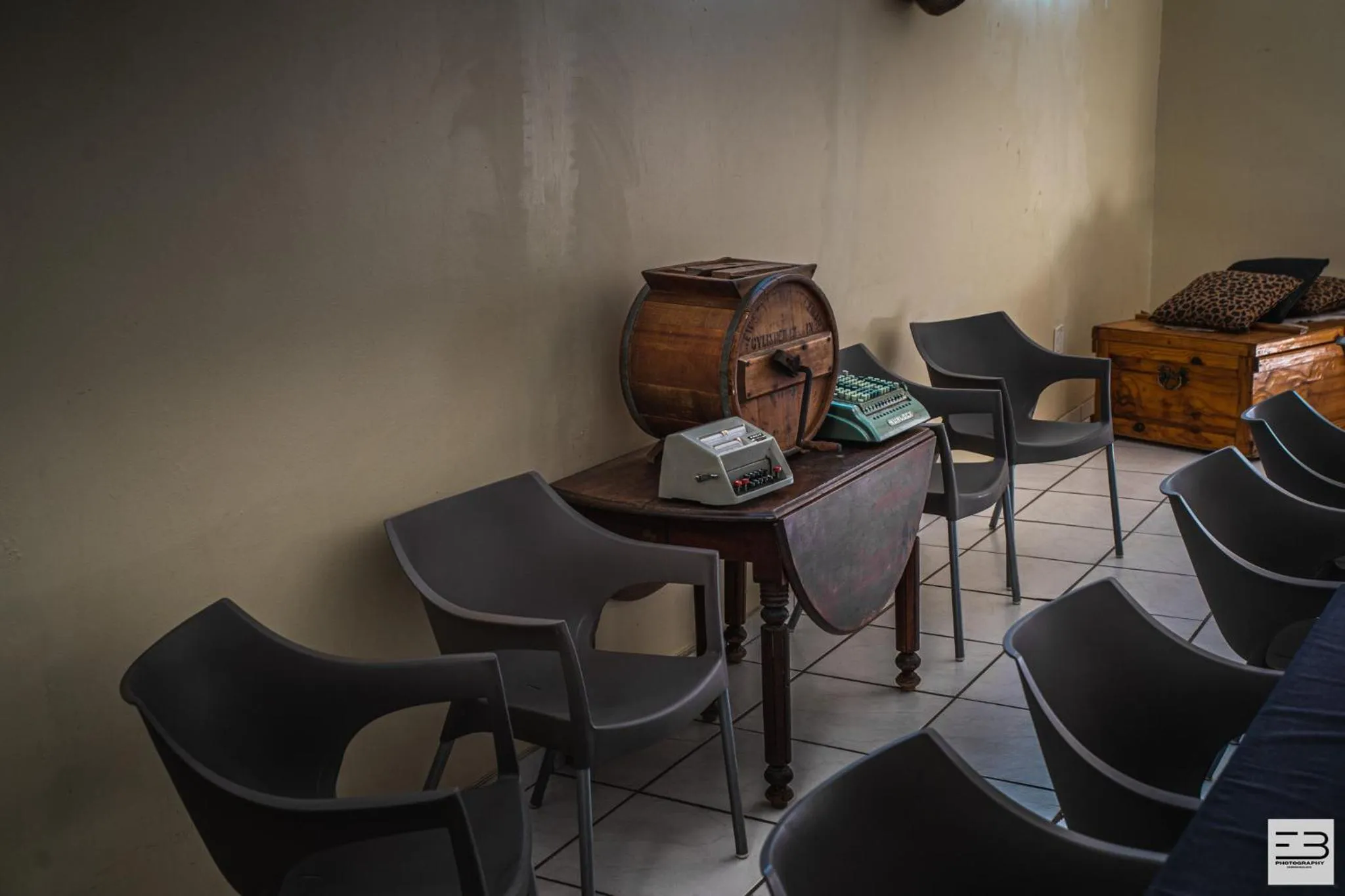 Seating area in Geluksfontein Private Game Farm