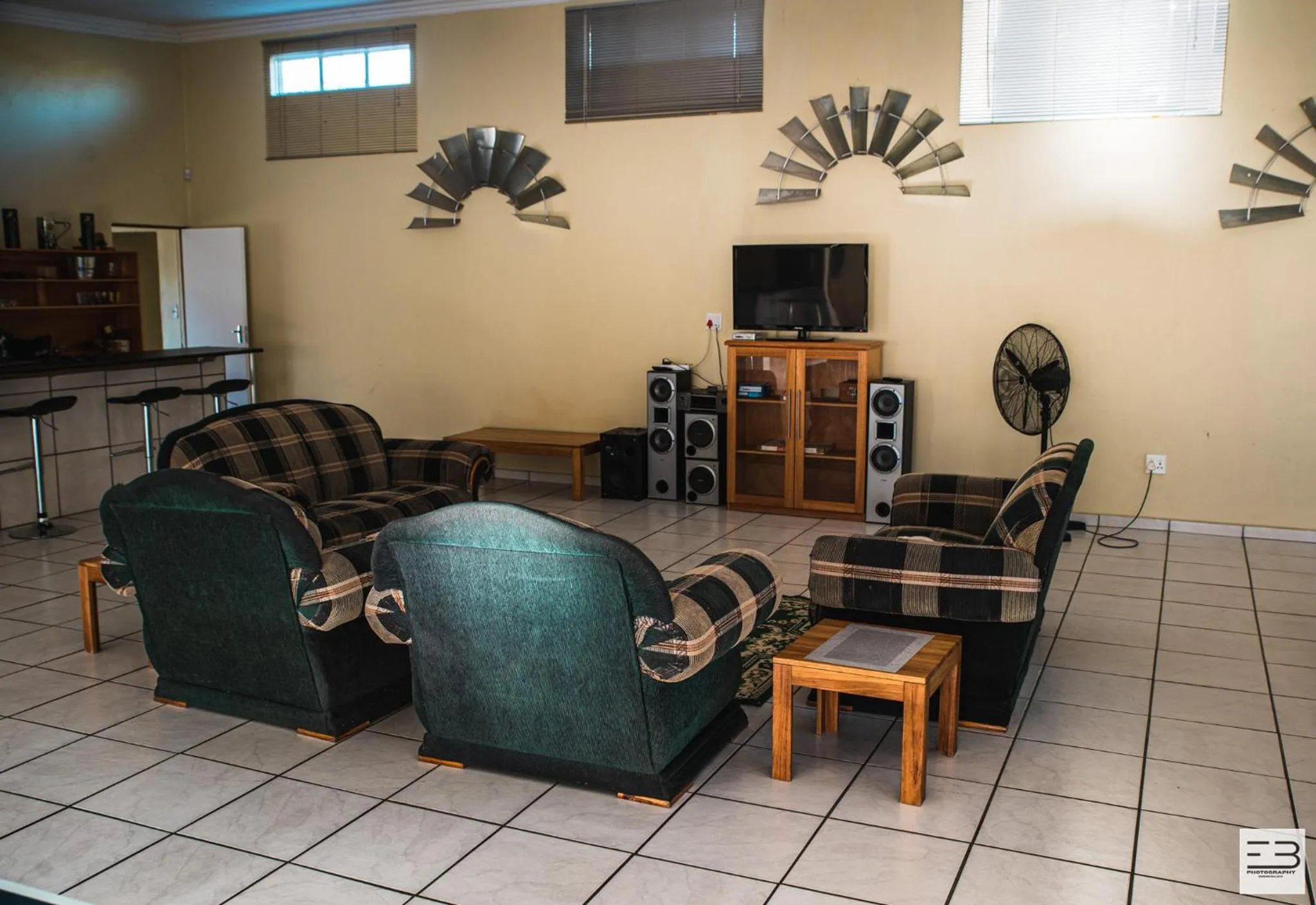 Communal lounge/ TV room in Geluksfontein Private Game Farm