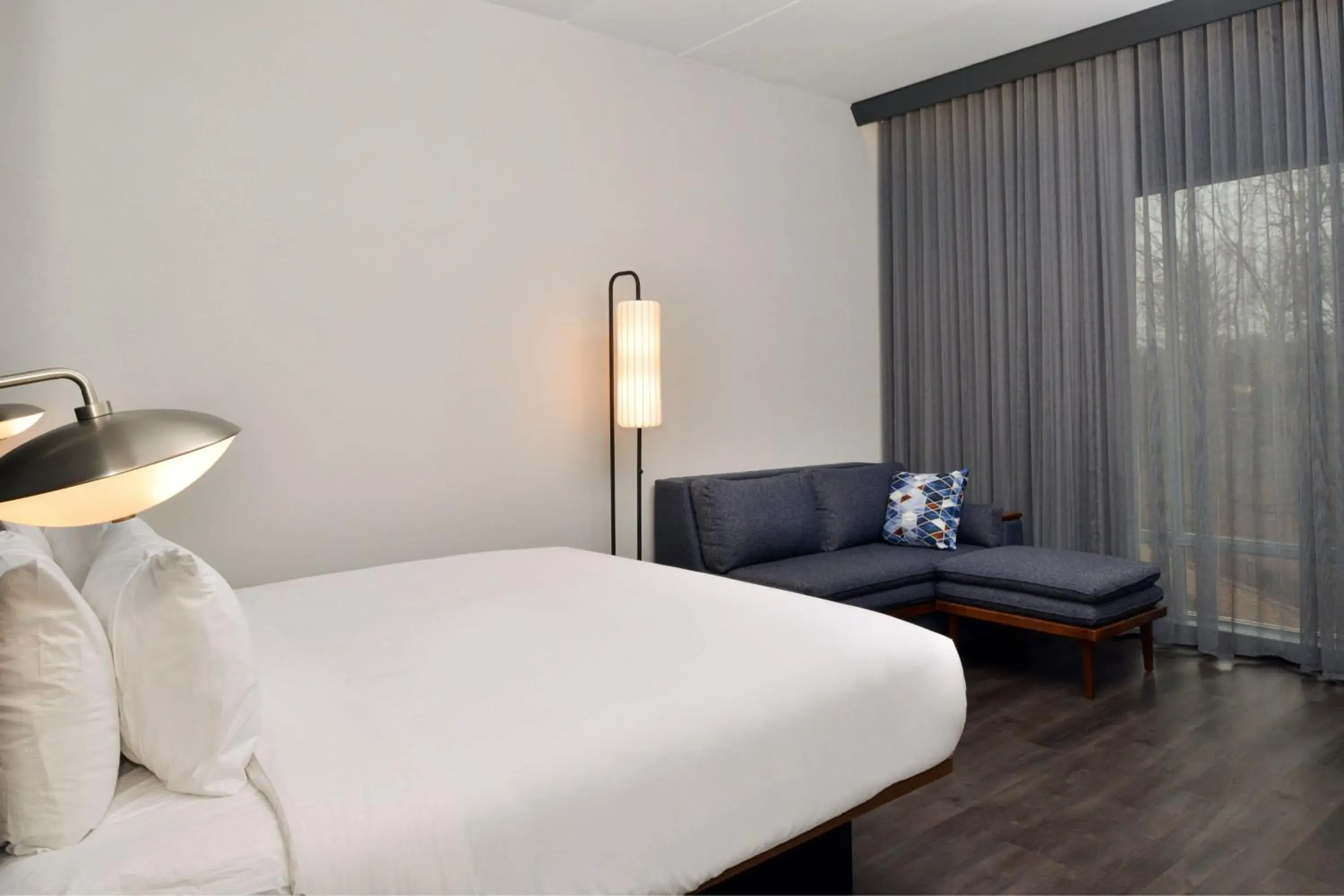 King Room with Sofa Bed and Adapted Tub - Mobility Accessible in Courtyard by Marriott Raleigh Cary Crossroads King Room with Sofa Bed and Adapted Tub - Mobility Accessible in Courtyard by Marriott Raleigh Cary Crossroads