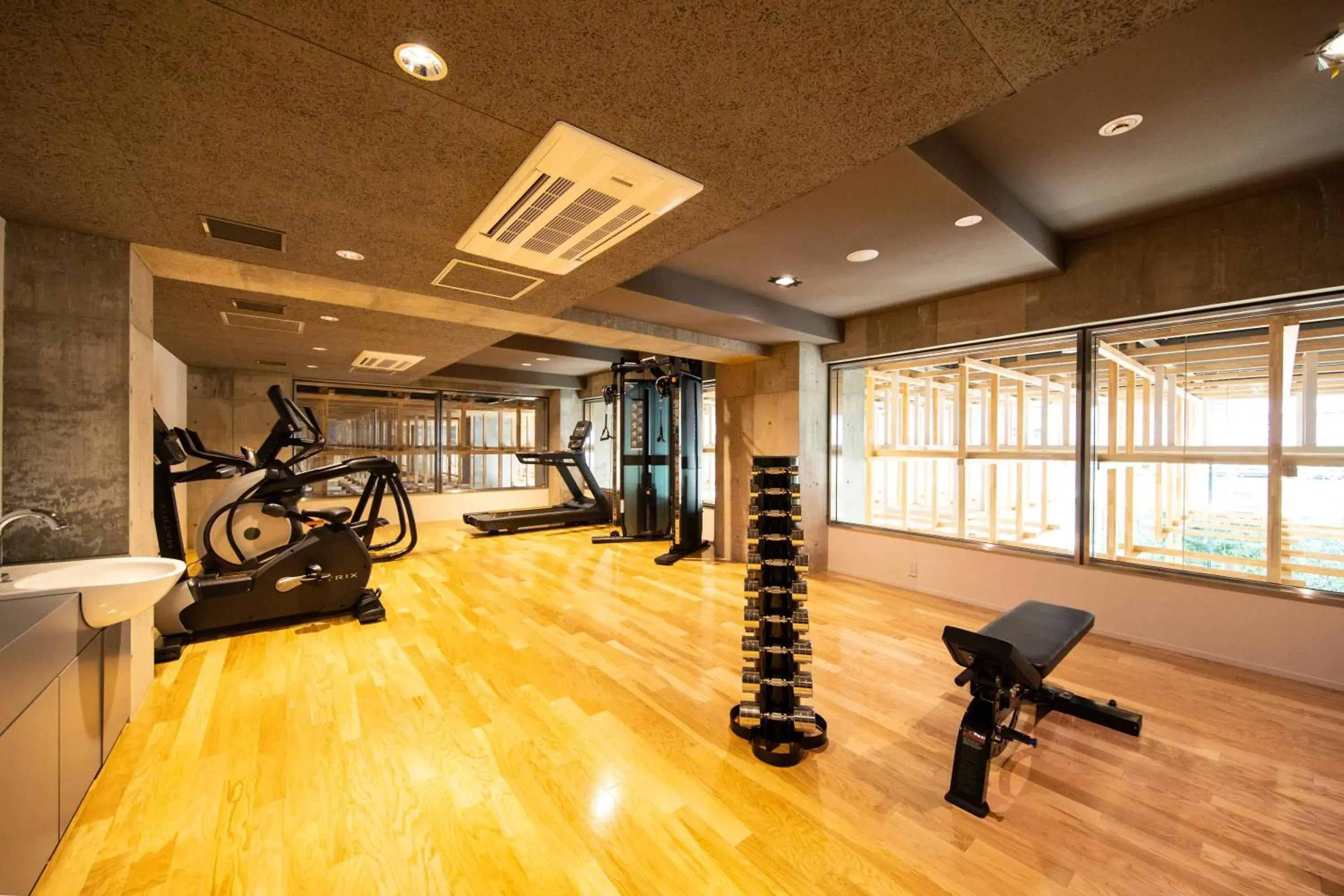 Fitness centre/facilities in AMANEK Beppu YULA-RE Fitness centre/facilities in AMANEK Beppu YULA-RE