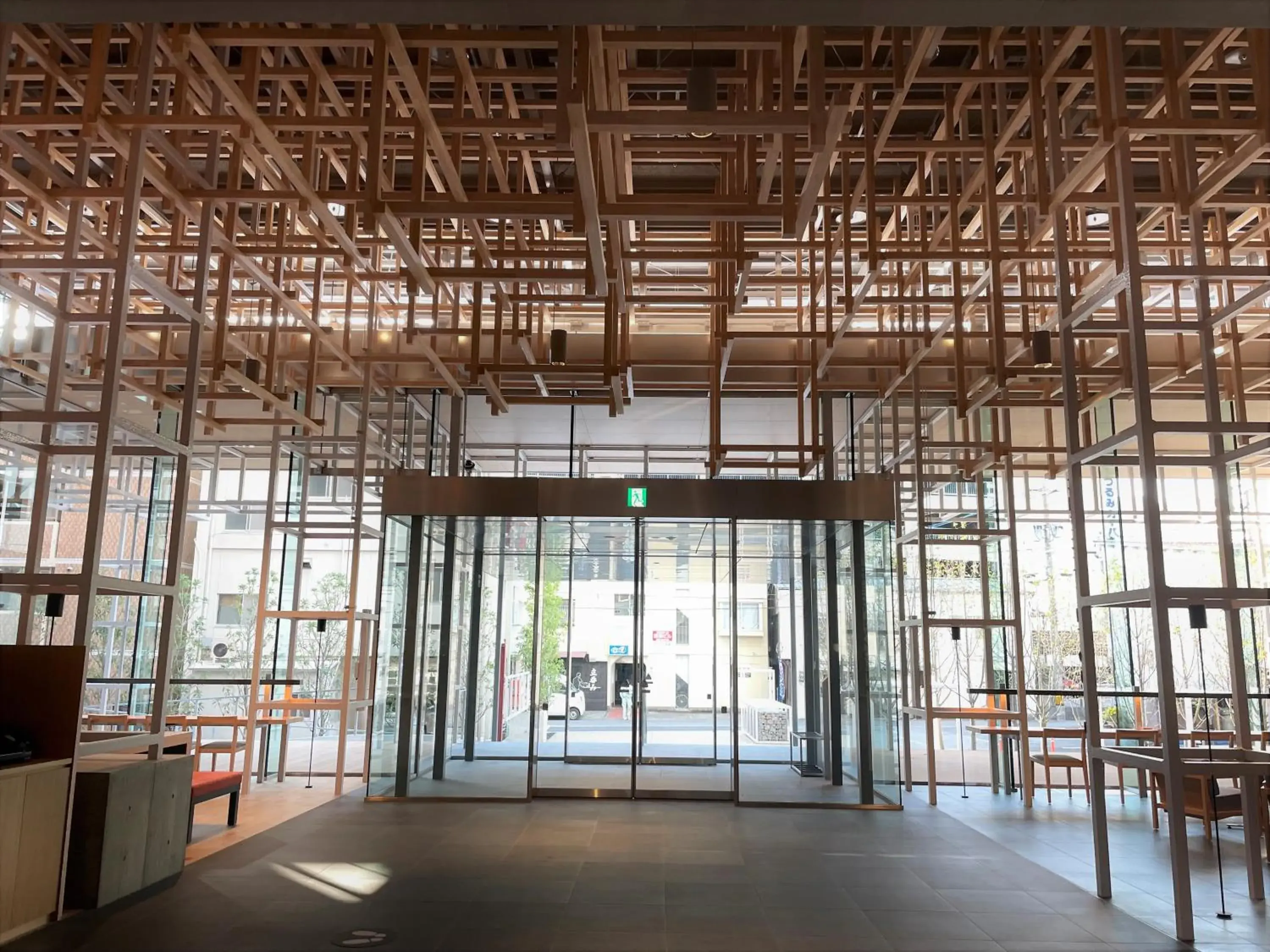 Facade/entrance in AMANEK Beppu YULA-RE Facade/entrance in AMANEK Beppu YULA-RE