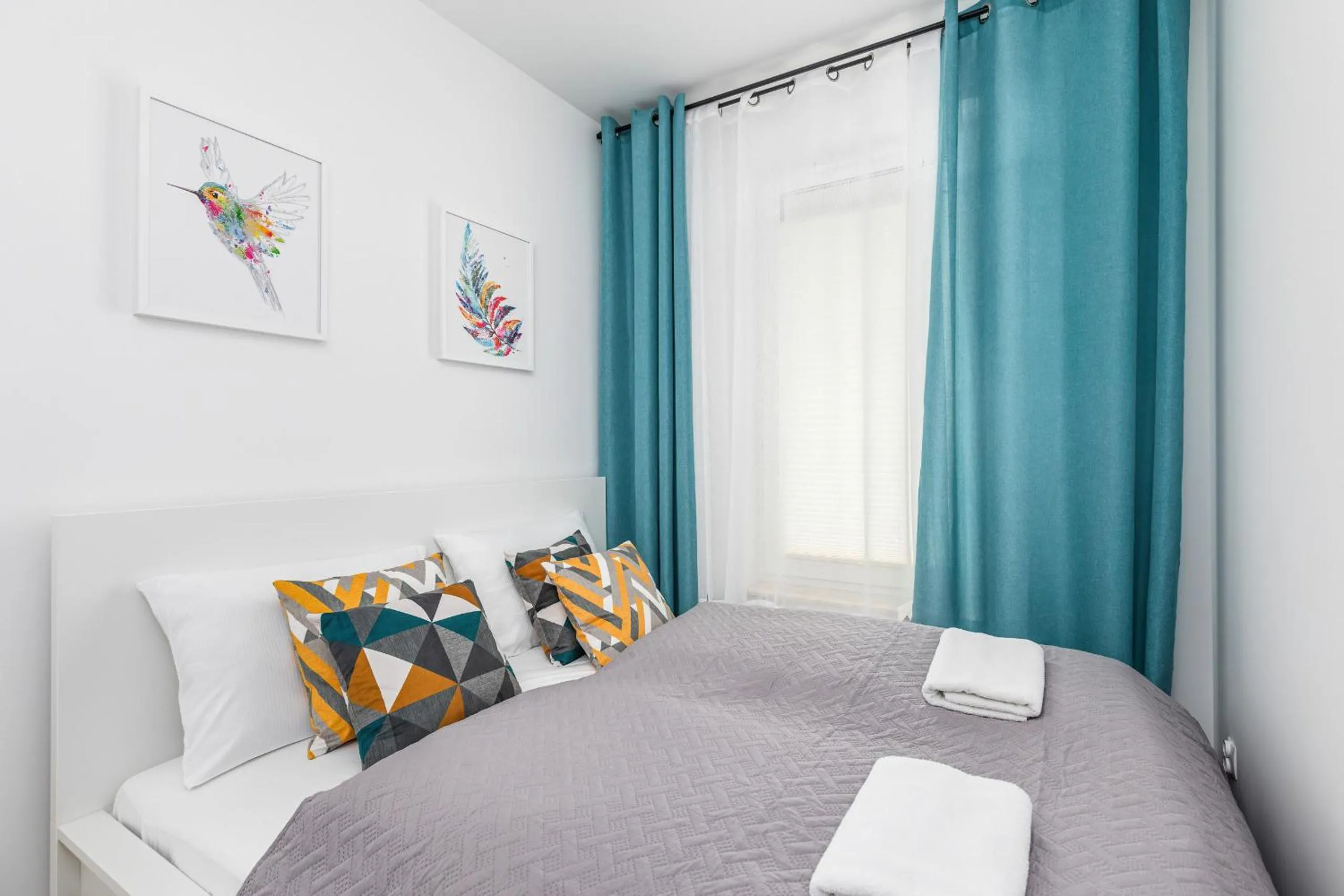 Bed in Apartamenty Osiedle Bursztynowe II by Noclegi Renters