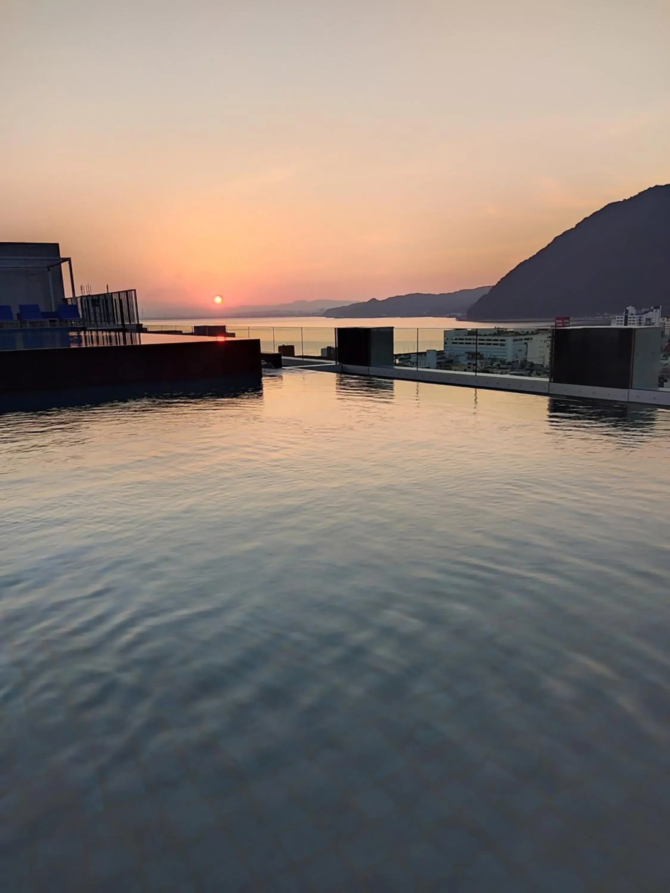 Pool view in AMANEK Inn Beppu Pool view in AMANEK Inn Beppu