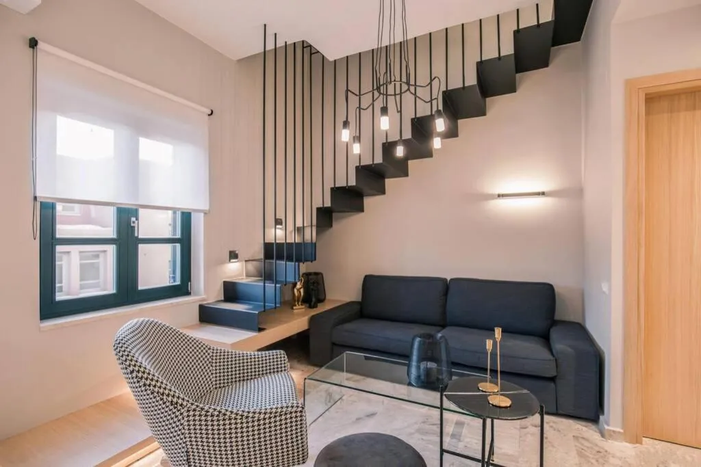 Living room in House 8 - In the Heart of Venetian town w. Parking