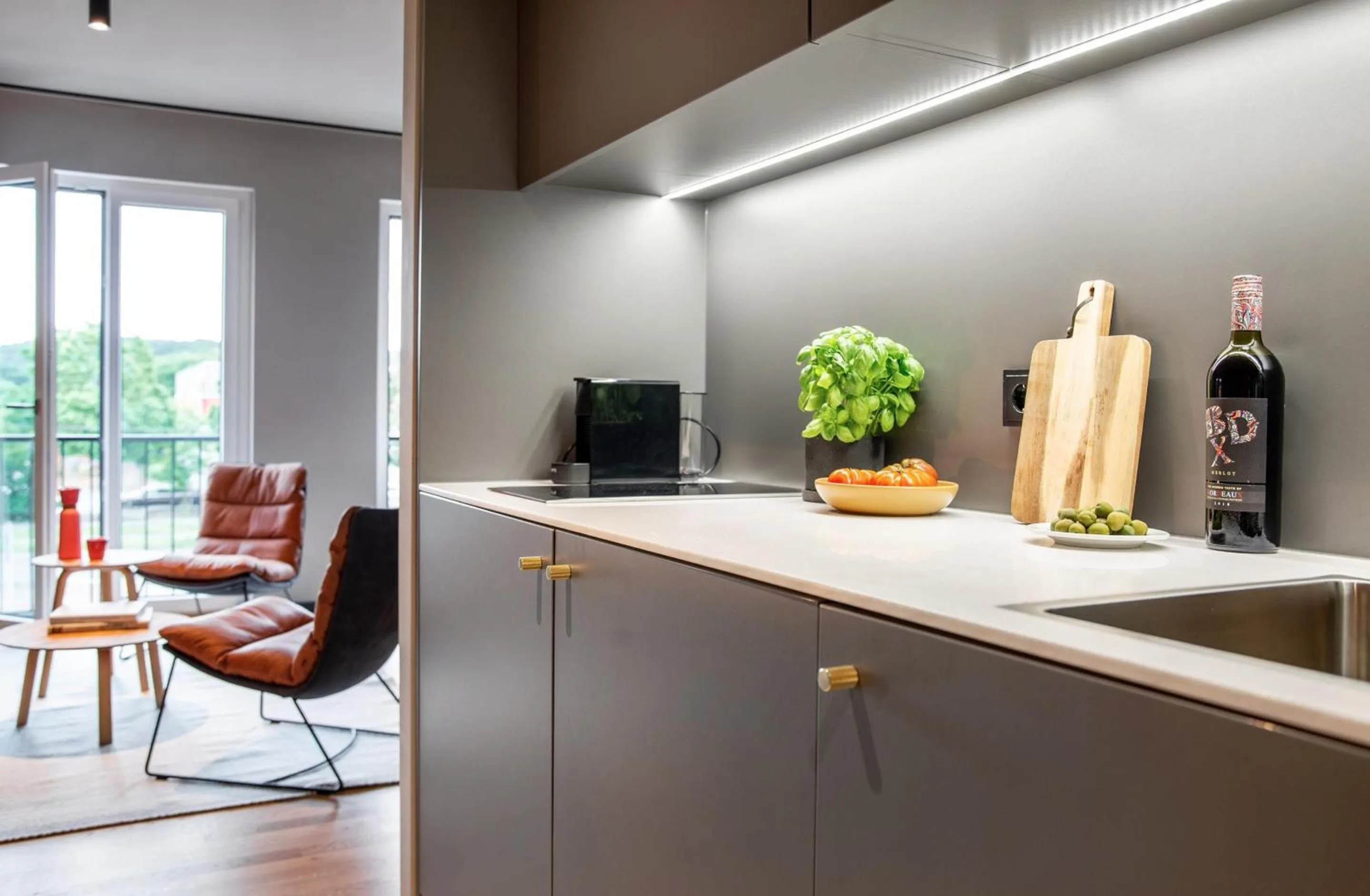 Kitchen or kitchenette in ipartment Braunschweig HOME by Best Western