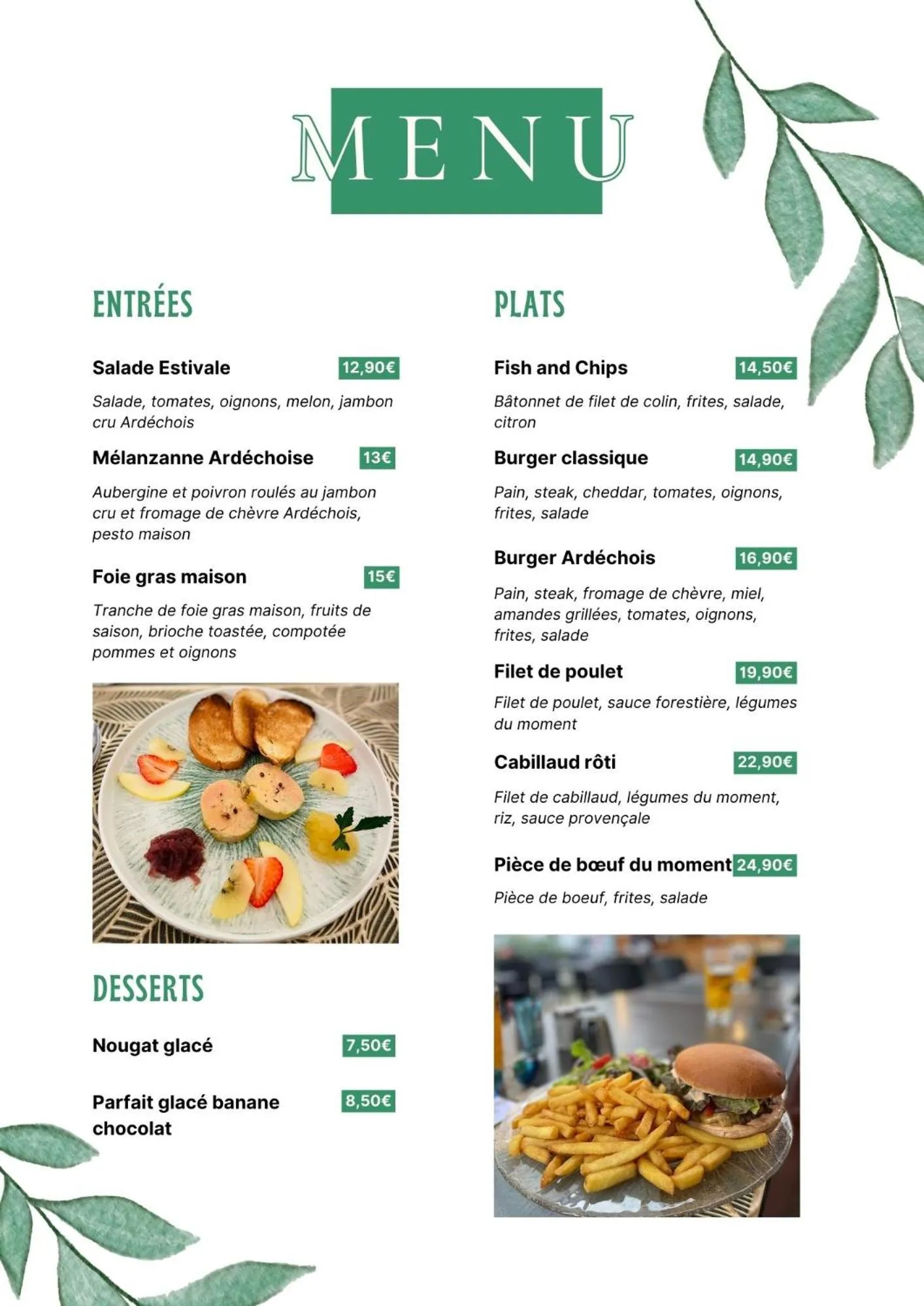 Restaurant/places to eat in Grand hôtel de l'Europe