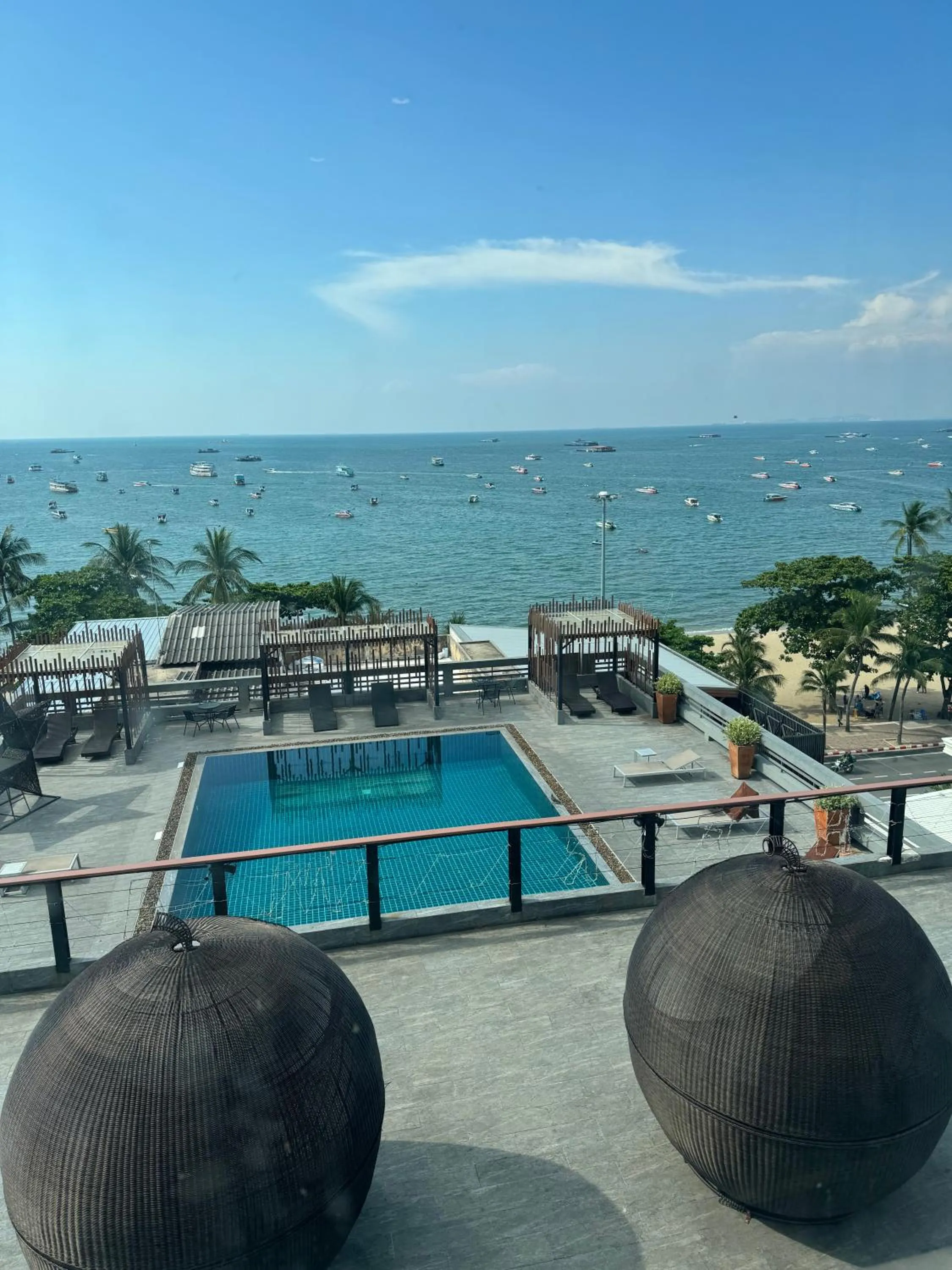 Balcony/Terrace in Hermann Hotel Pattaya - SHA Extra Plus
