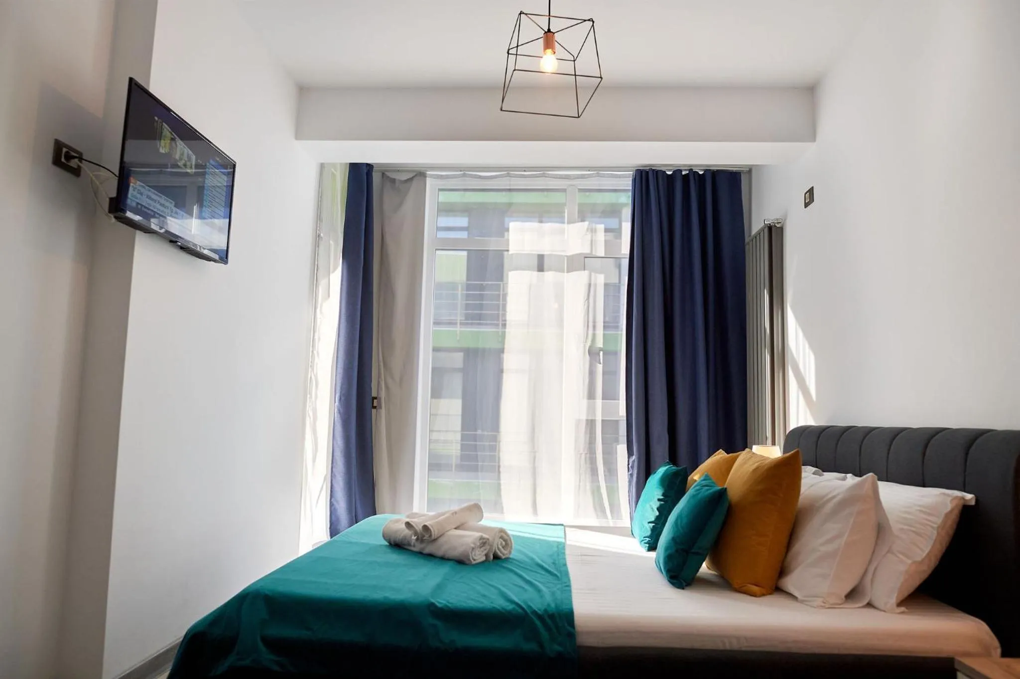 Bed in Glamour Sea view Family Apartments - Spa n Pools Resort