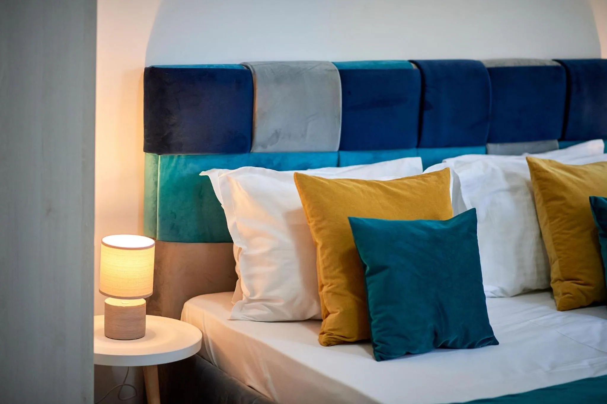 Bed in Glamour Sea view Family Apartments - Spa n Pools Resort