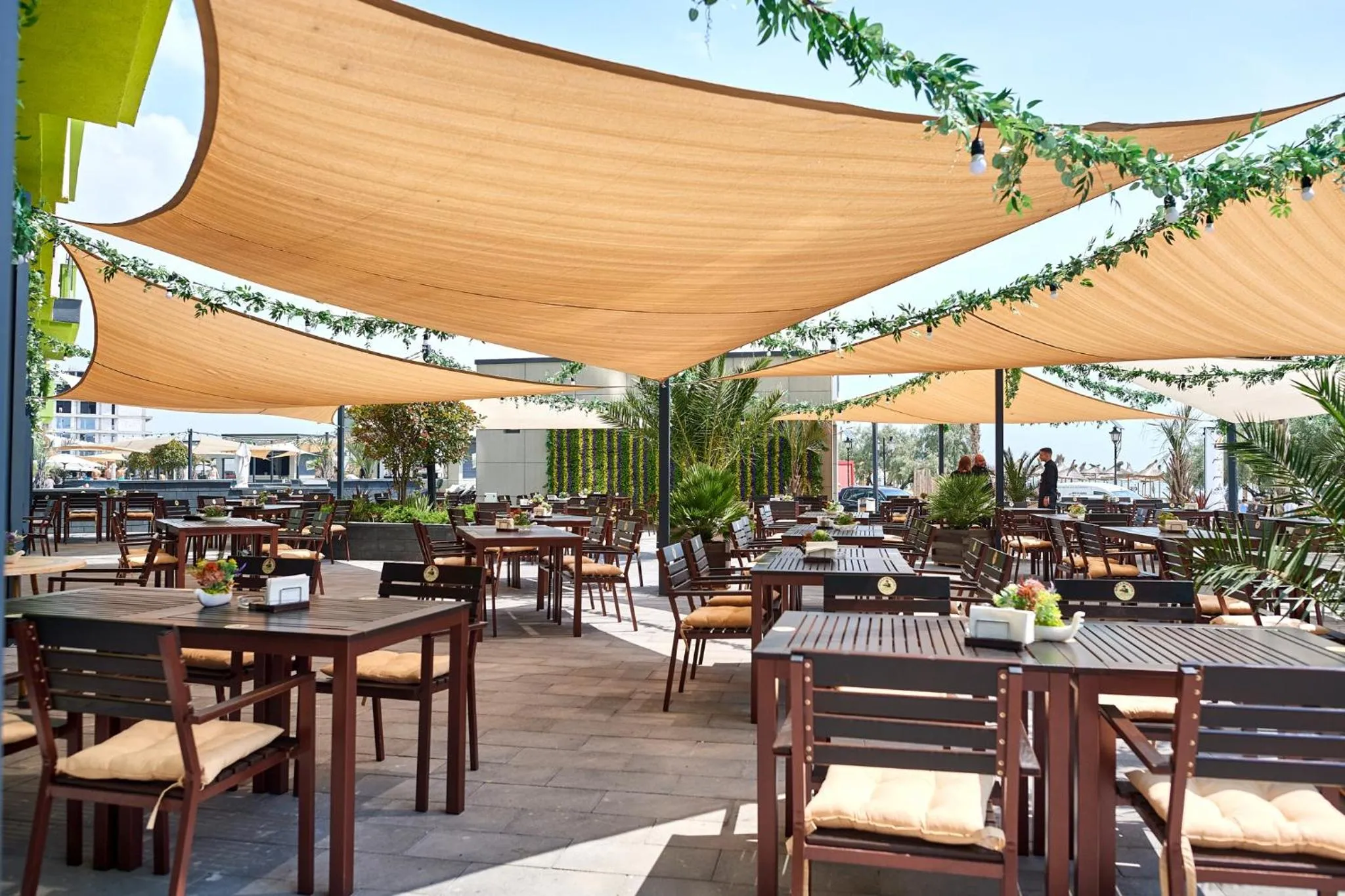 Restaurant/places to eat in Glamour Sea view Family Apartments - Spa n Pools Resort