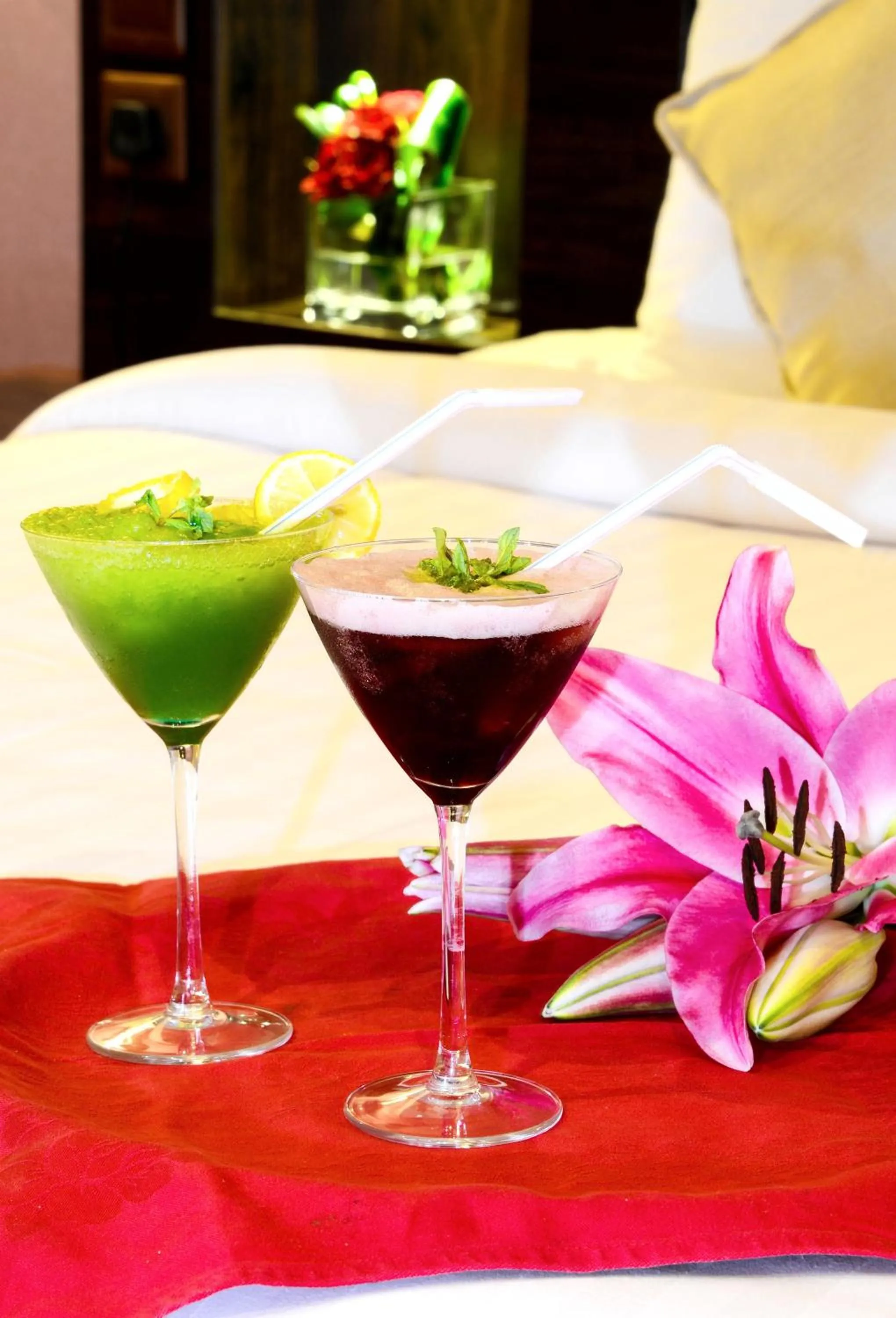 Drinks in Haven Plaza