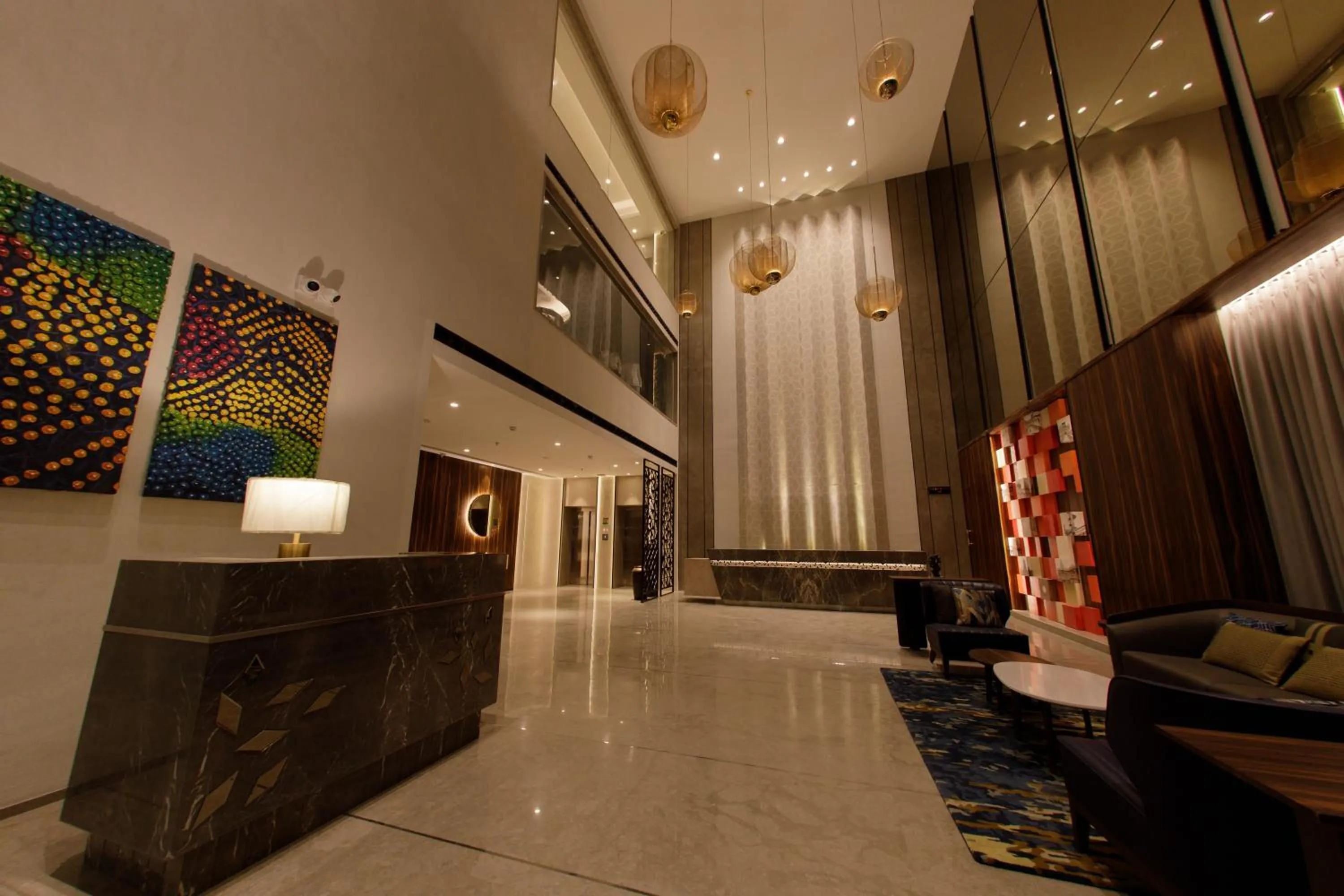Lobby or reception in Sayaji Jamnagar