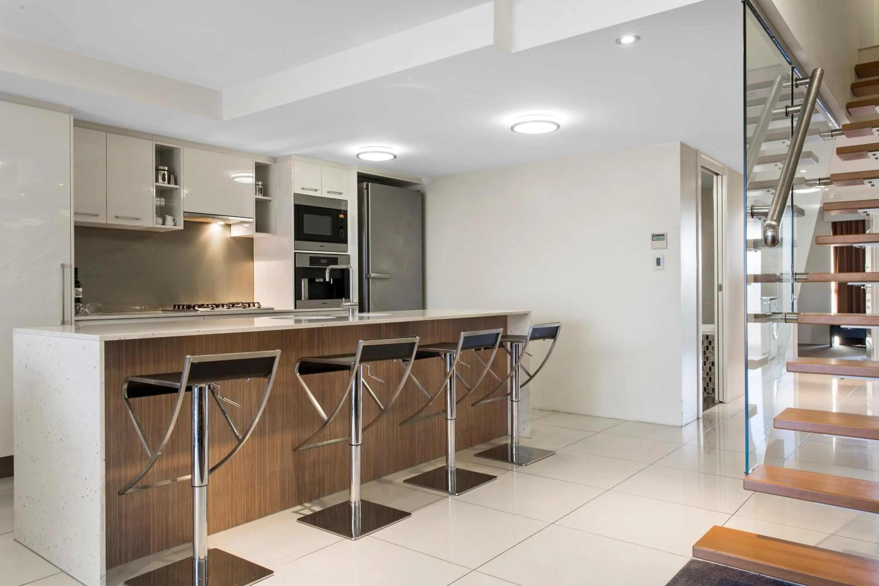 Kitchen or kitchenette in CBD Executive Apartments