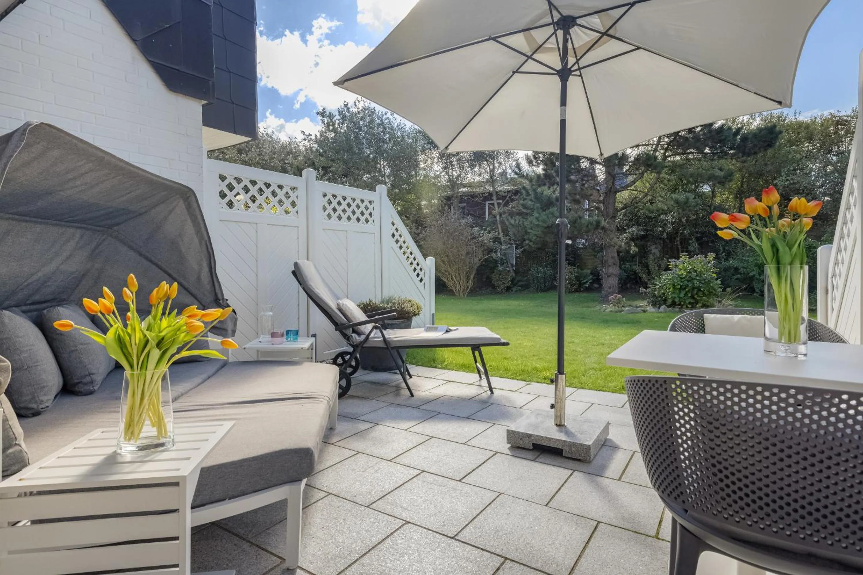 Balcony/Terrace in Fewo Westerbrise App 2 Studio Veit