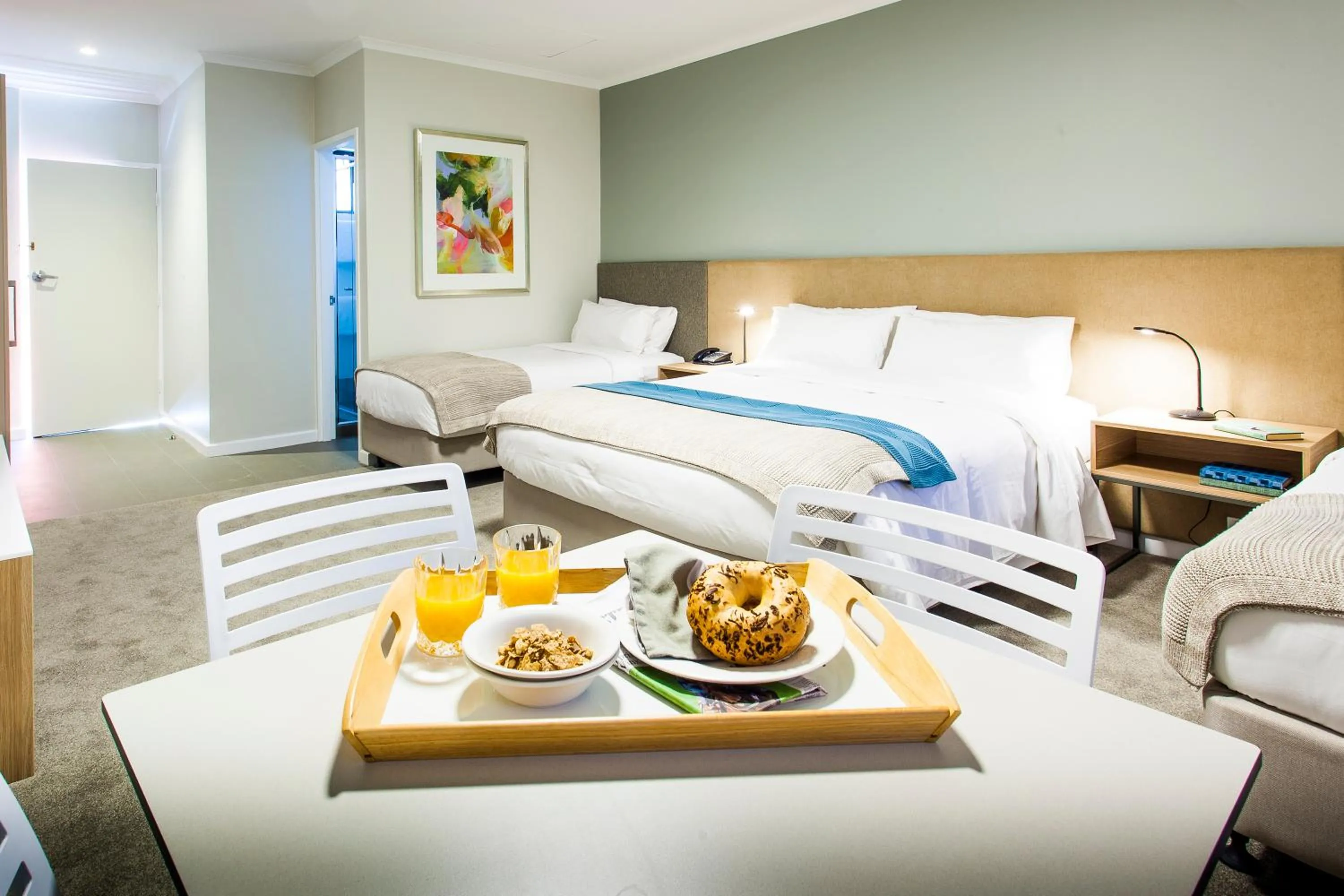 Bedroom, Bed in Kings Park Motel