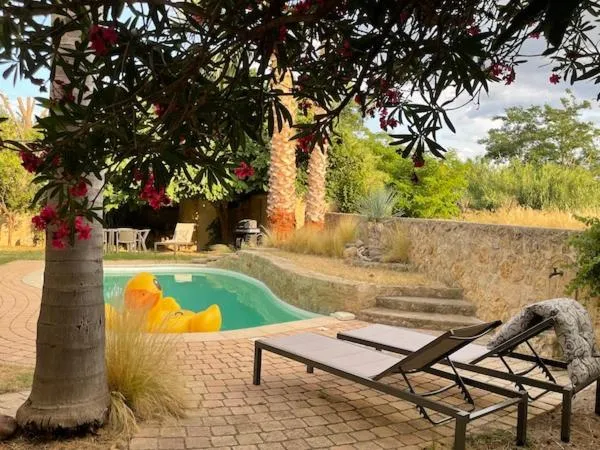 Swimming pool in Chambres d'hôtes la Soulenque Luxury B & B