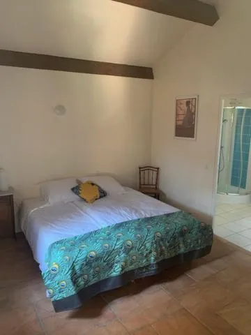 Bed in Chambres d'hôtes la Soulenque Luxury B & B