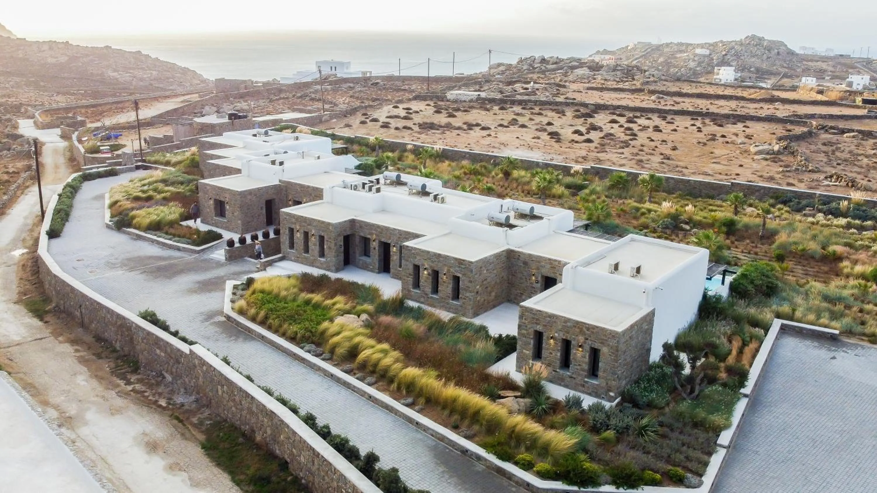 Bird's eye view in Agrari Bo Suites by Mykonos Rocks