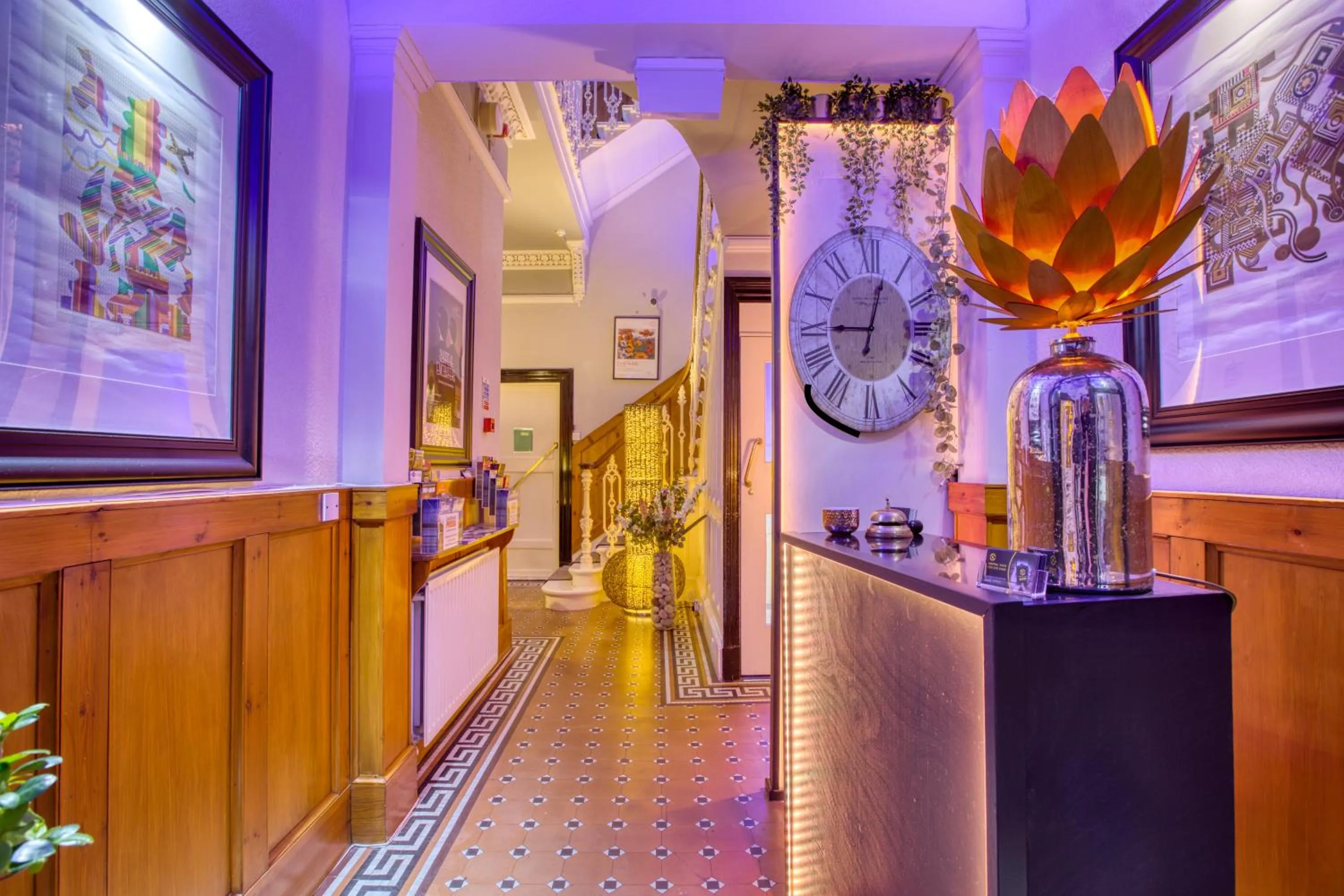 Lobby or reception in No32 Hotel