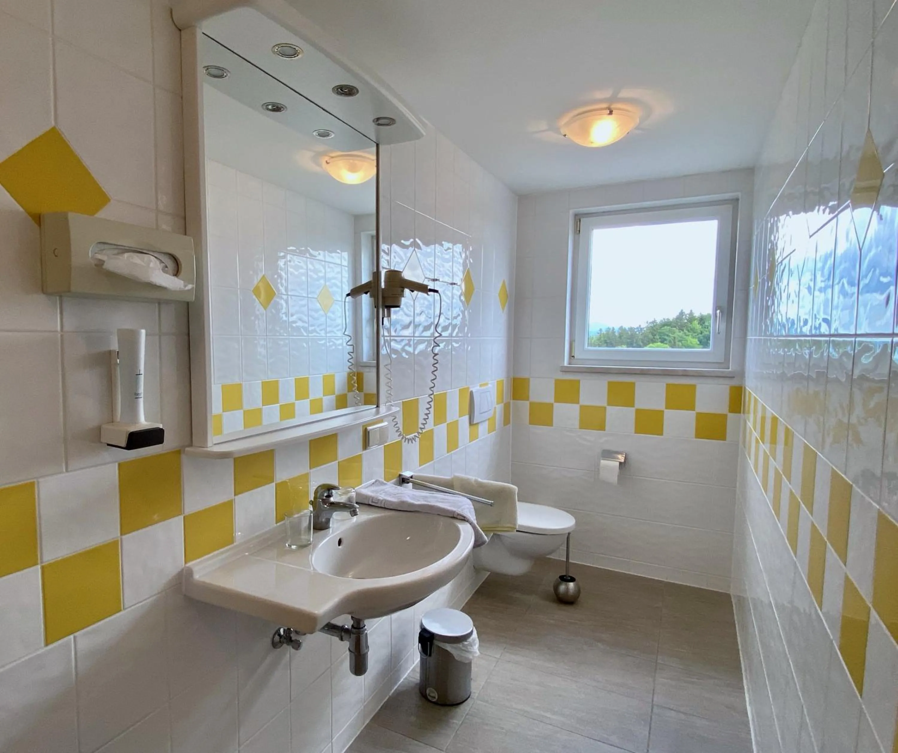 Bathroom in Hotel-Restaurant am Hochfuchs