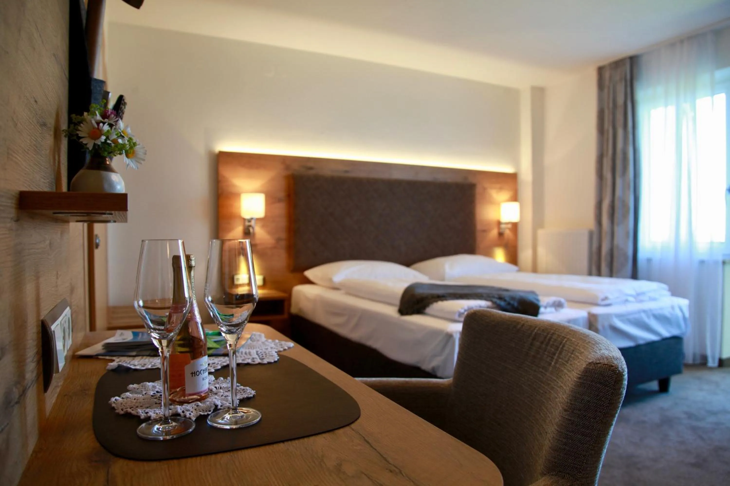 Photo of the whole room, Bed in Hotel-Restaurant am Hochfuchs