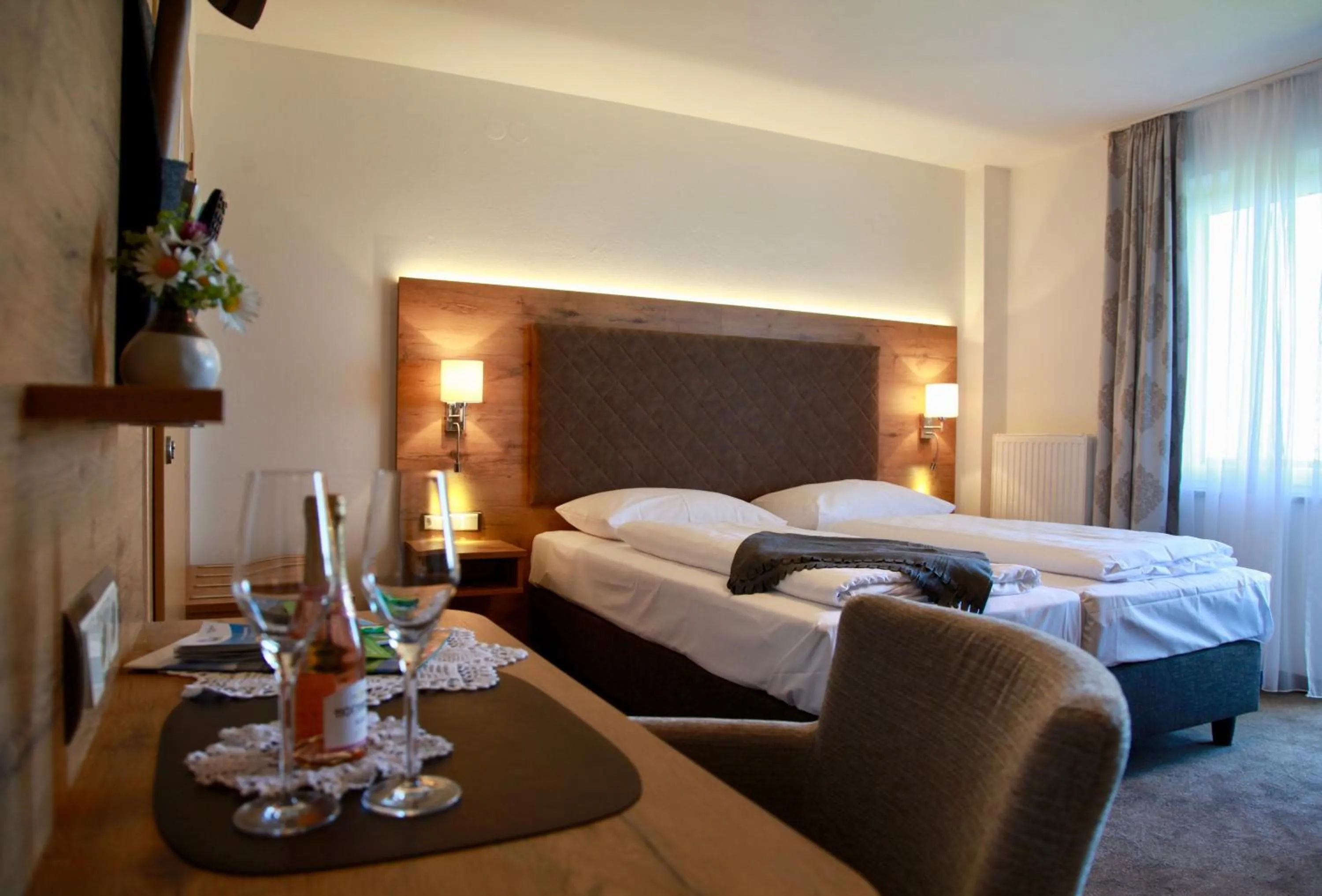 Photo of the whole room, Bed in Hotel-Restaurant am Hochfuchs