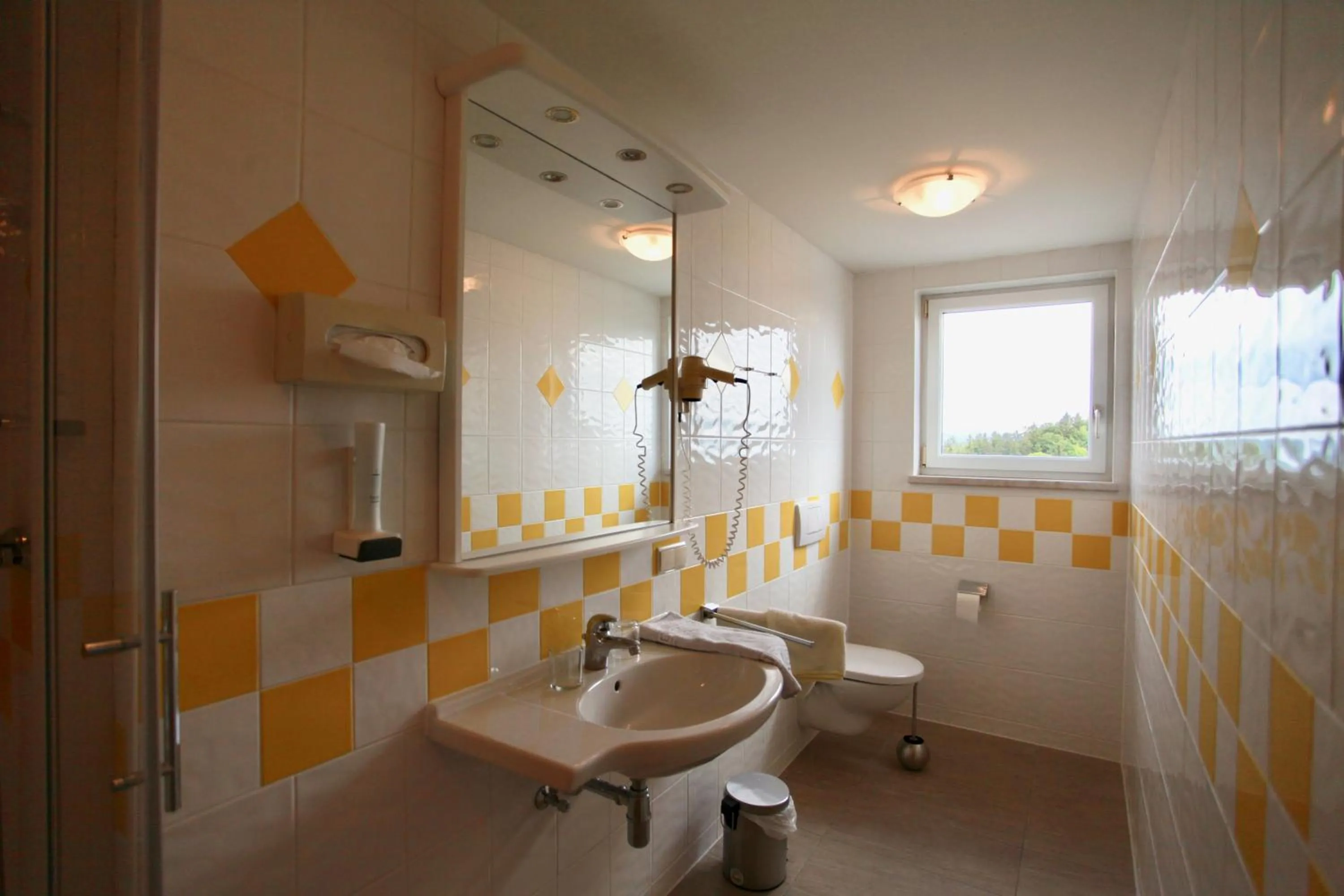 Bathroom in Hotel-Restaurant am Hochfuchs