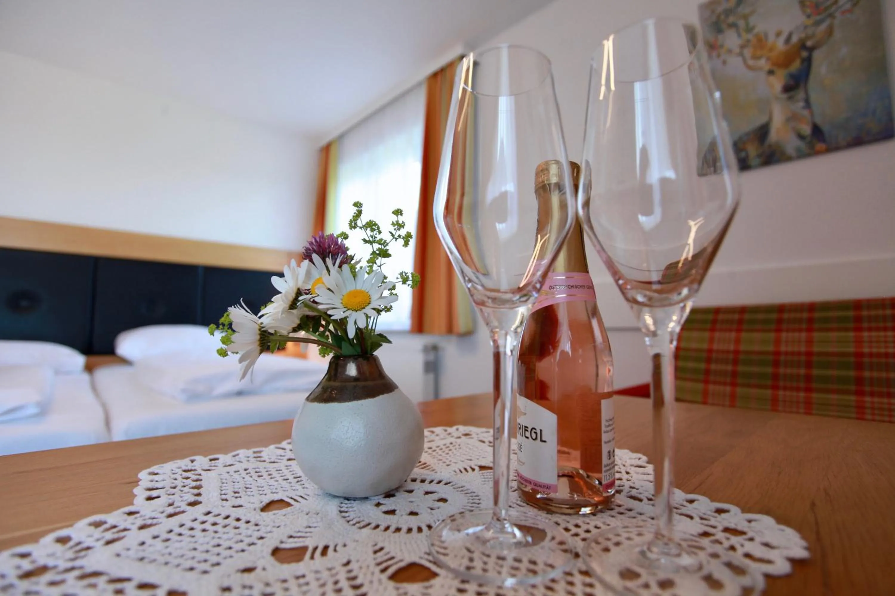 Photo of the whole room, Bed in Hotel-Restaurant am Hochfuchs