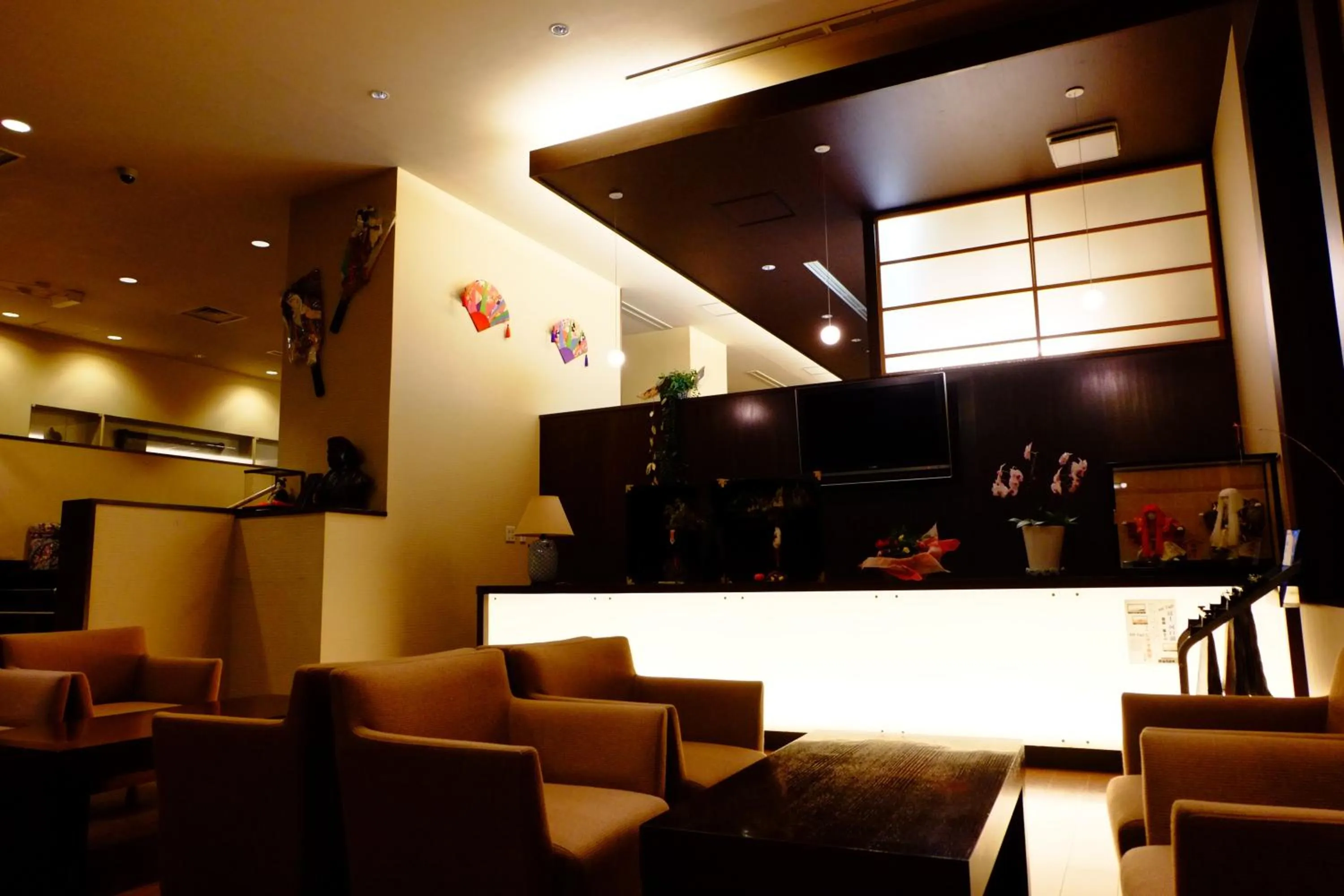 Lobby or reception in Yamagisi Ryokan