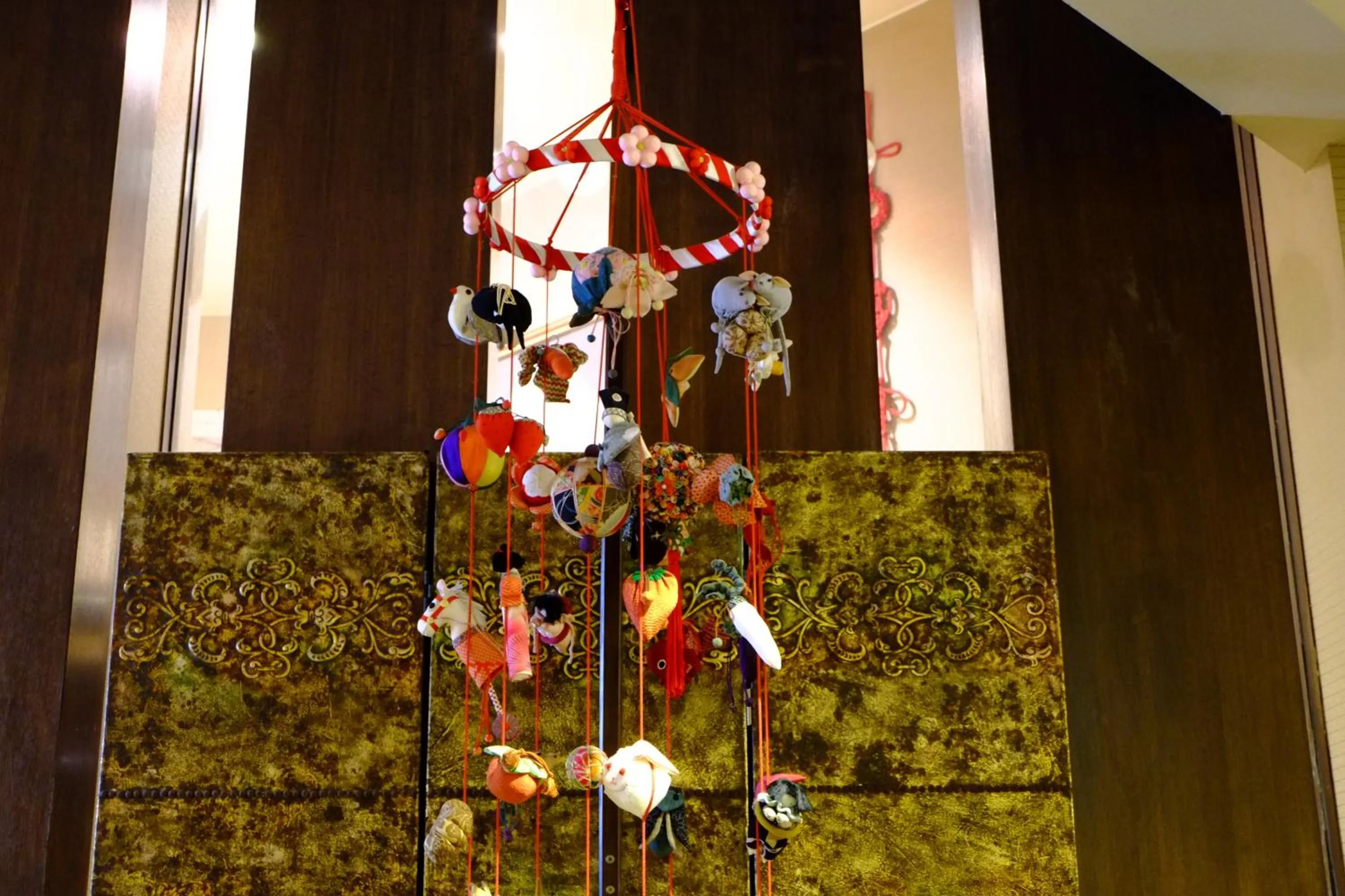 Decorative detail in Yamagisi Ryokan