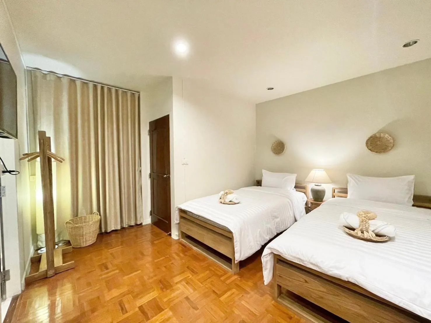 Bed in Sabaiday Guesthouse Nimman