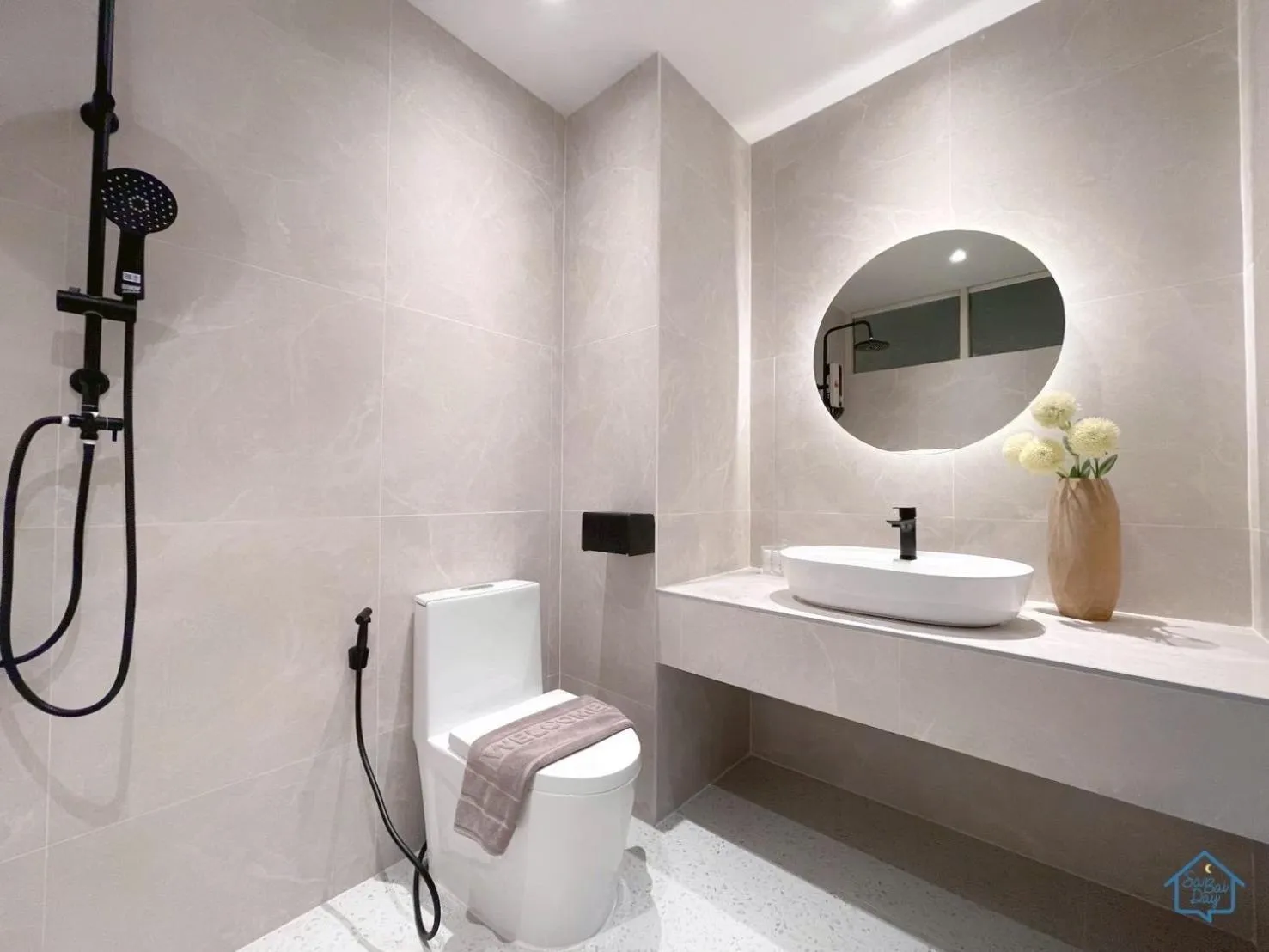 Shower in Sabaiday Guesthouse Nimman