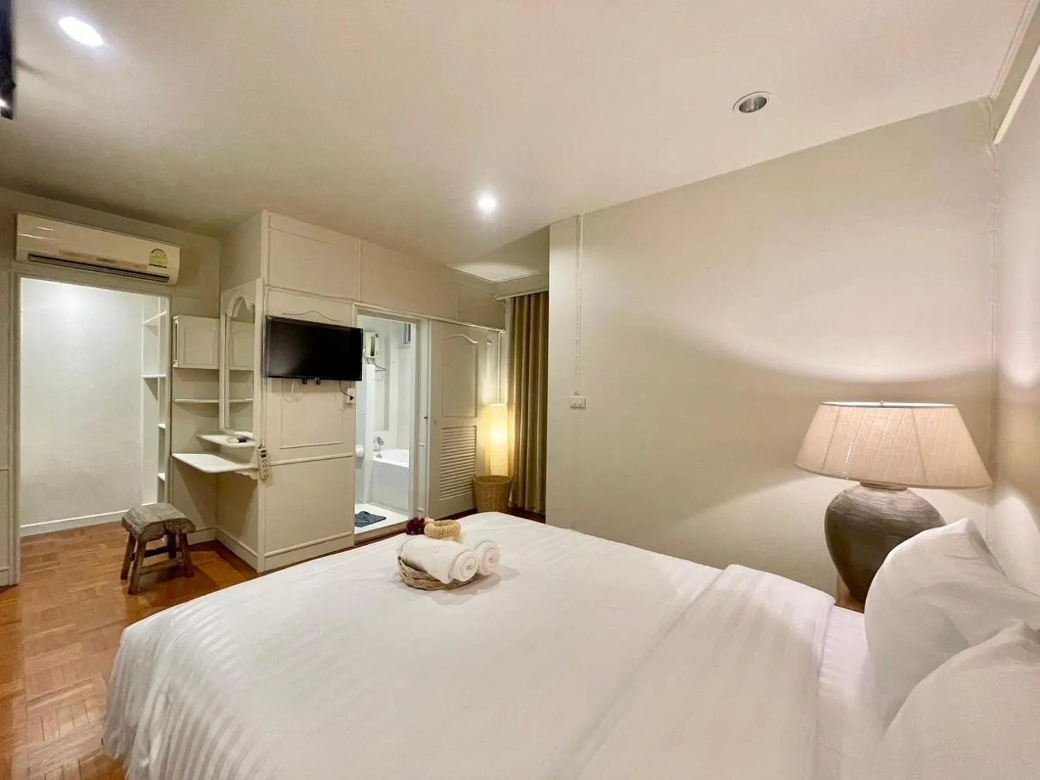 Bed in Sabaiday Guesthouse Nimman