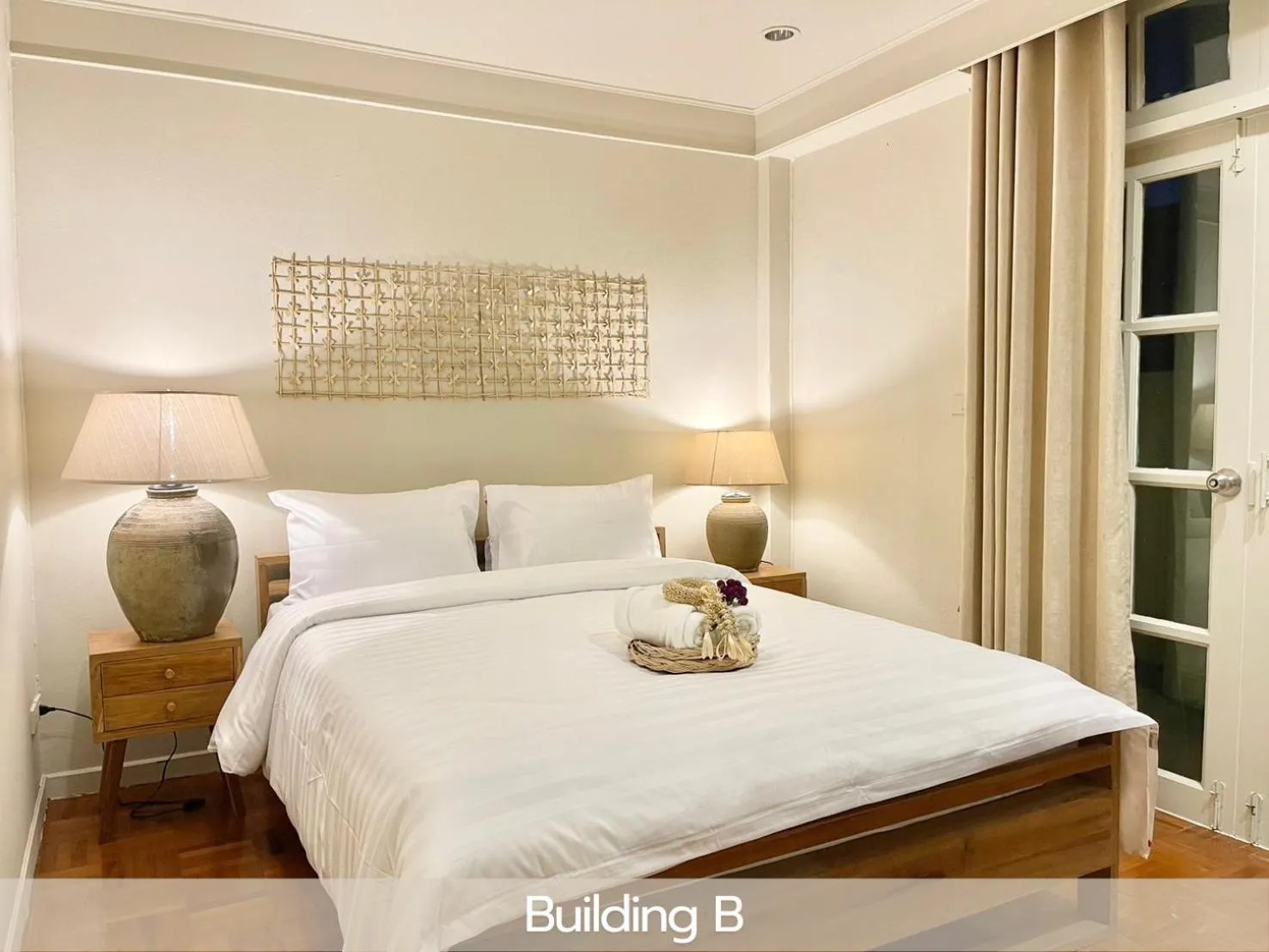 Bed in Sabaiday Guesthouse Nimman