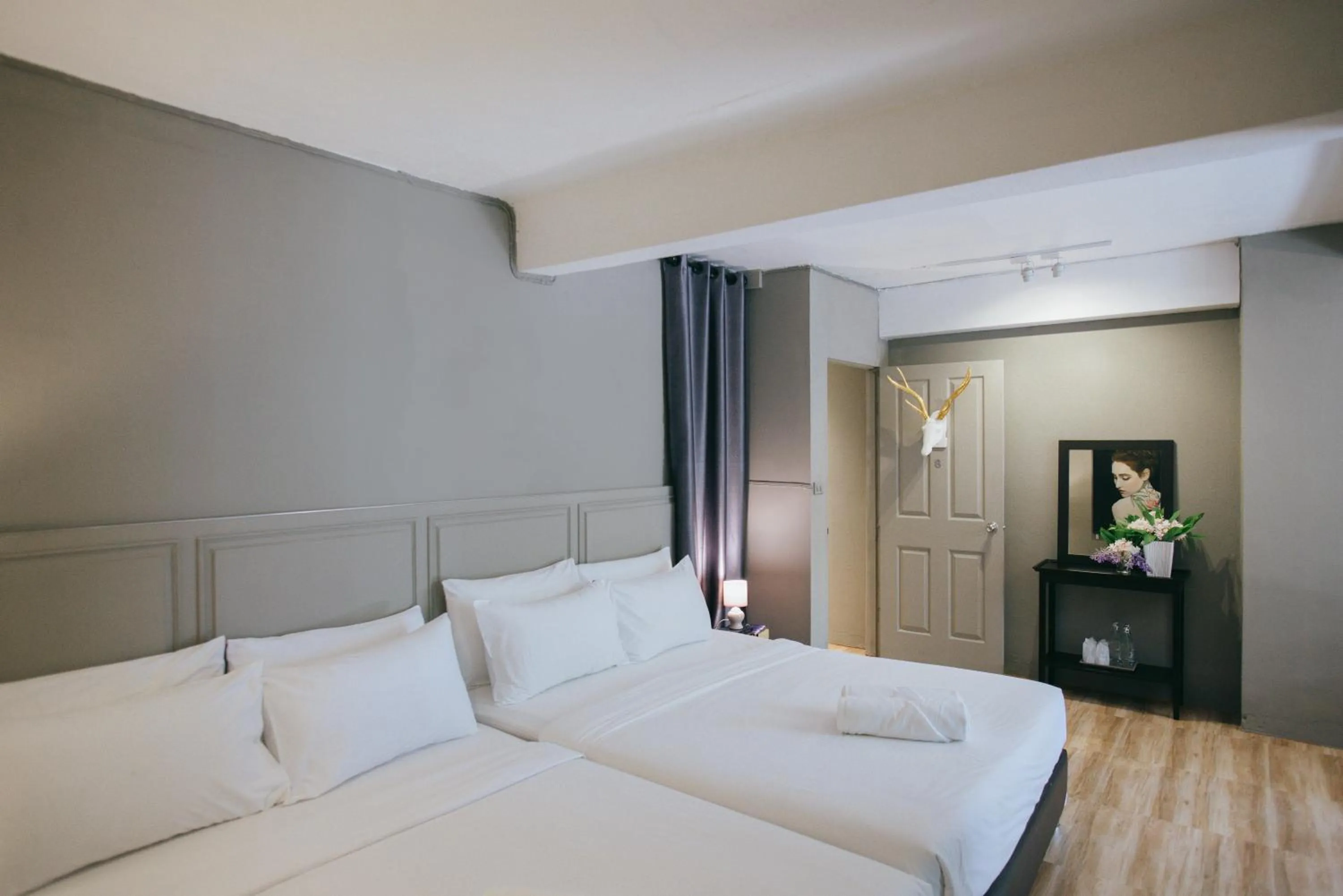 Bed in Sabaiday Guesthouse Nimman