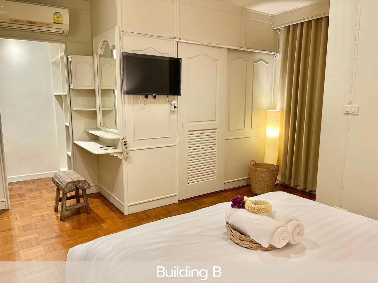 Bed in Sabaiday Guesthouse Nimman