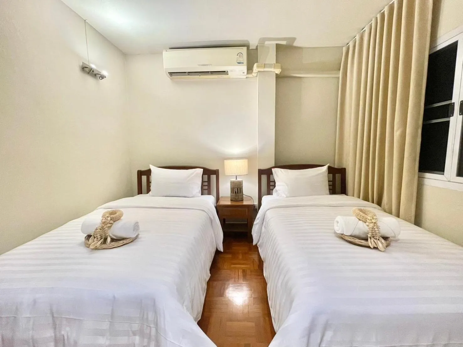 Bed in Sabaiday Guesthouse Nimman