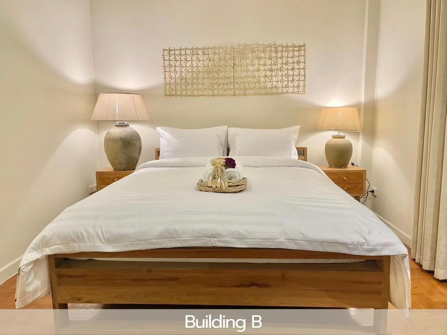 Bed in Sabaiday Guesthouse Nimman