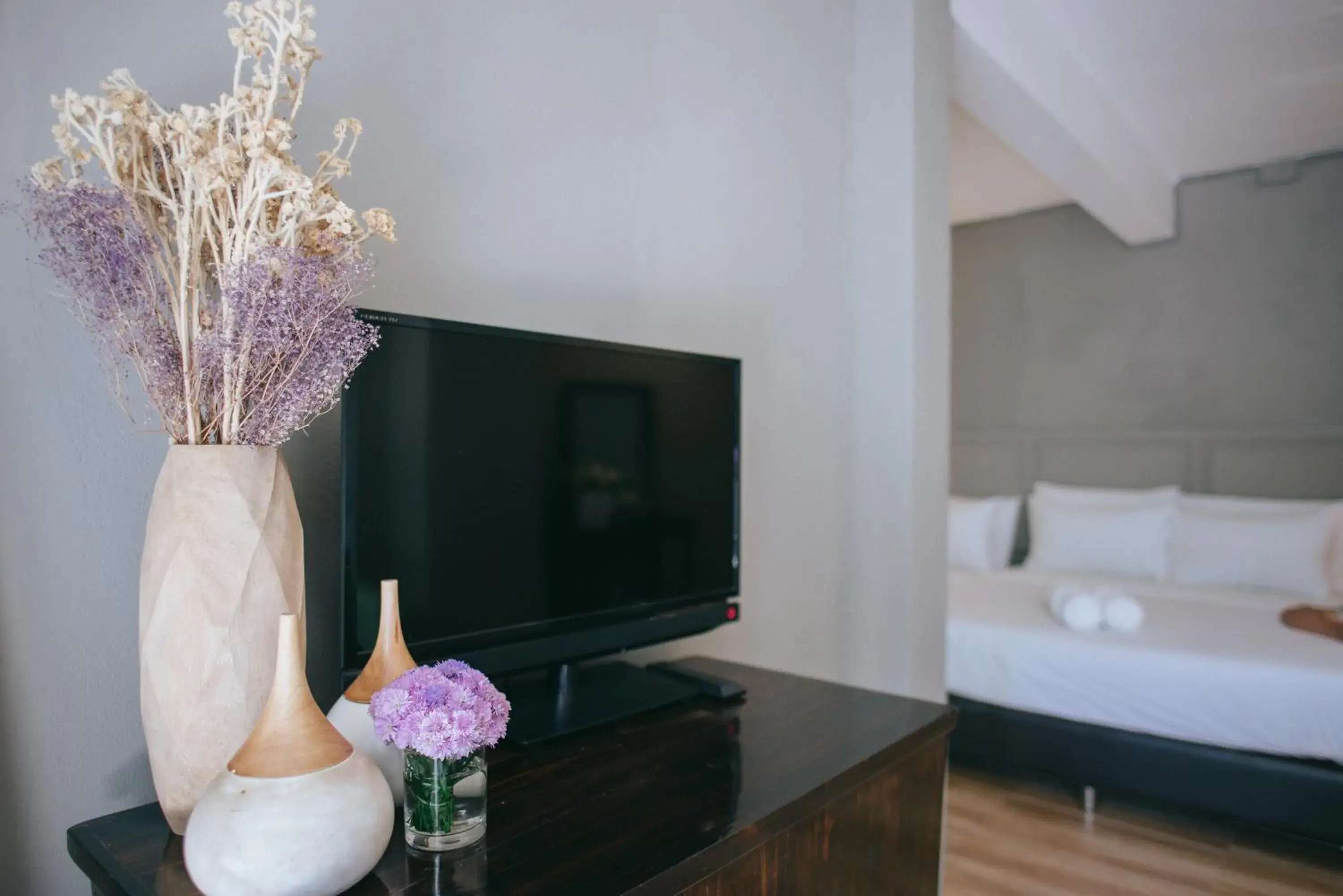 Bed in Sabaiday Guesthouse Nimman Bed in Sabaiday Guesthouse Nimman