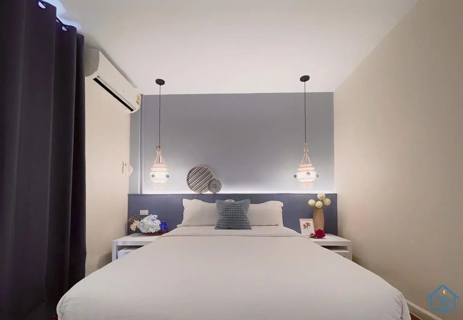 Bed in Sabaiday Guesthouse Nimman Bed in Sabaiday Guesthouse Nimman