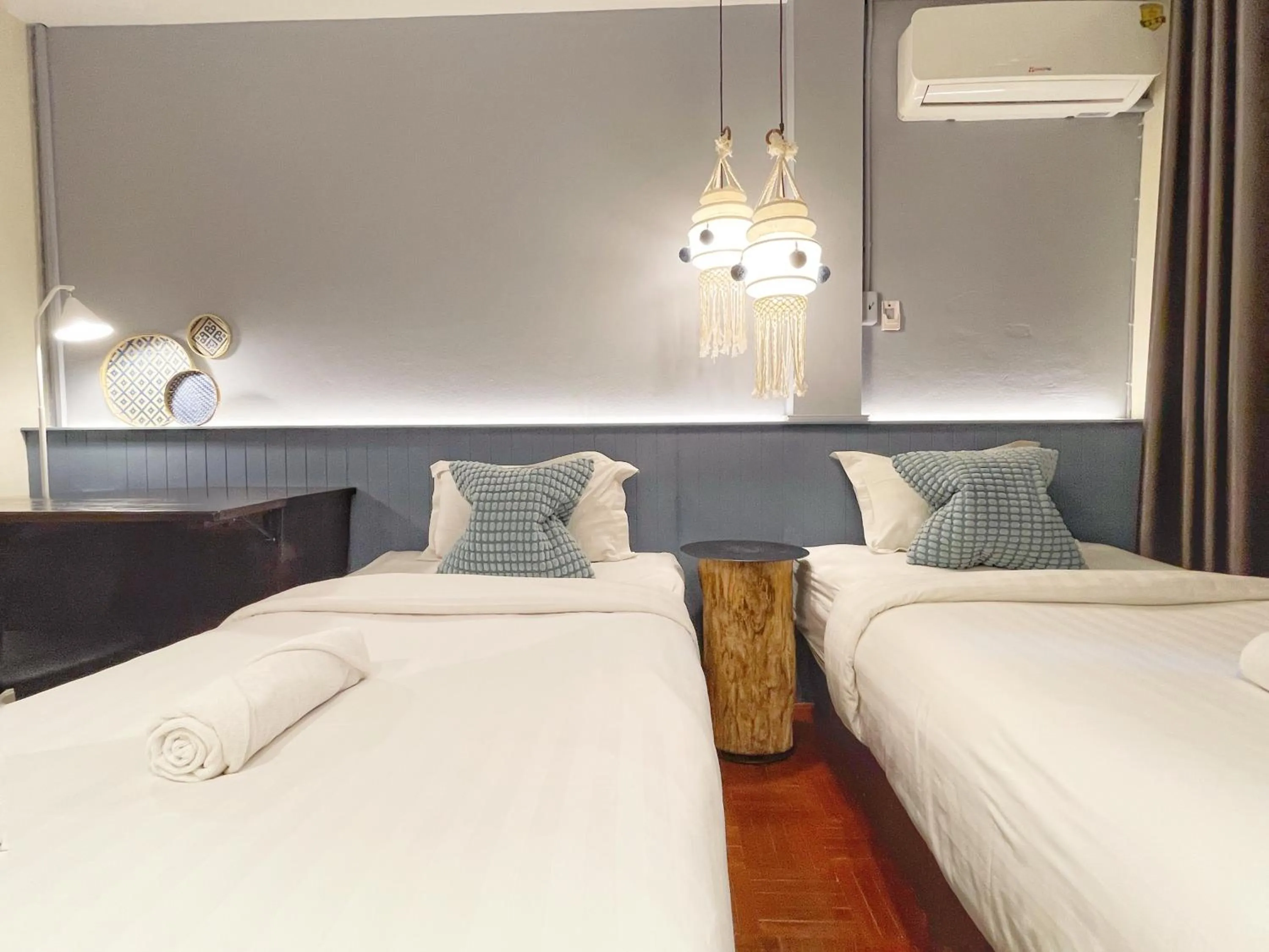 Bed in Sabaiday Guesthouse Nimman