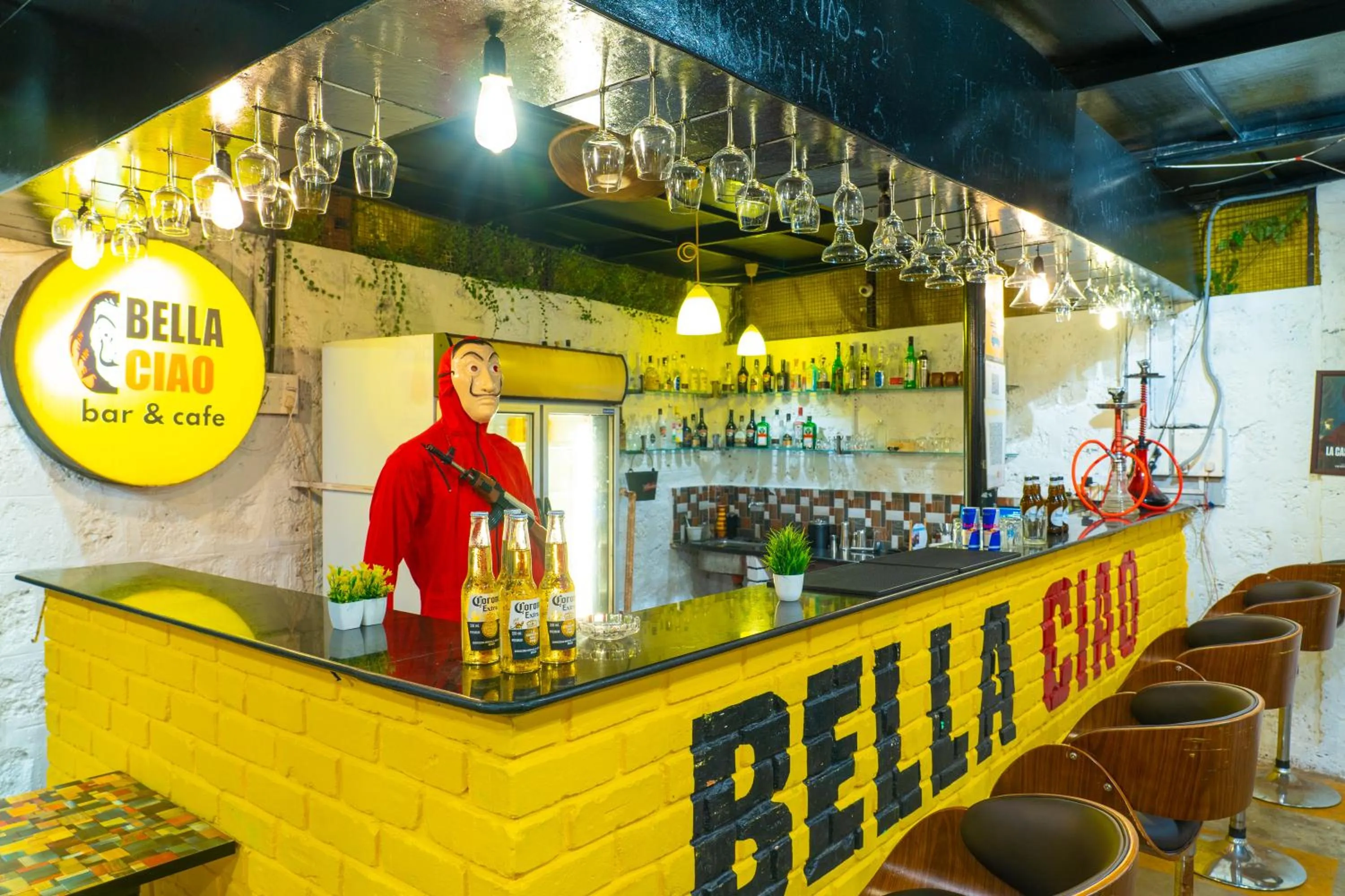 Lounge or bar in Whoopers Hostel Palolem