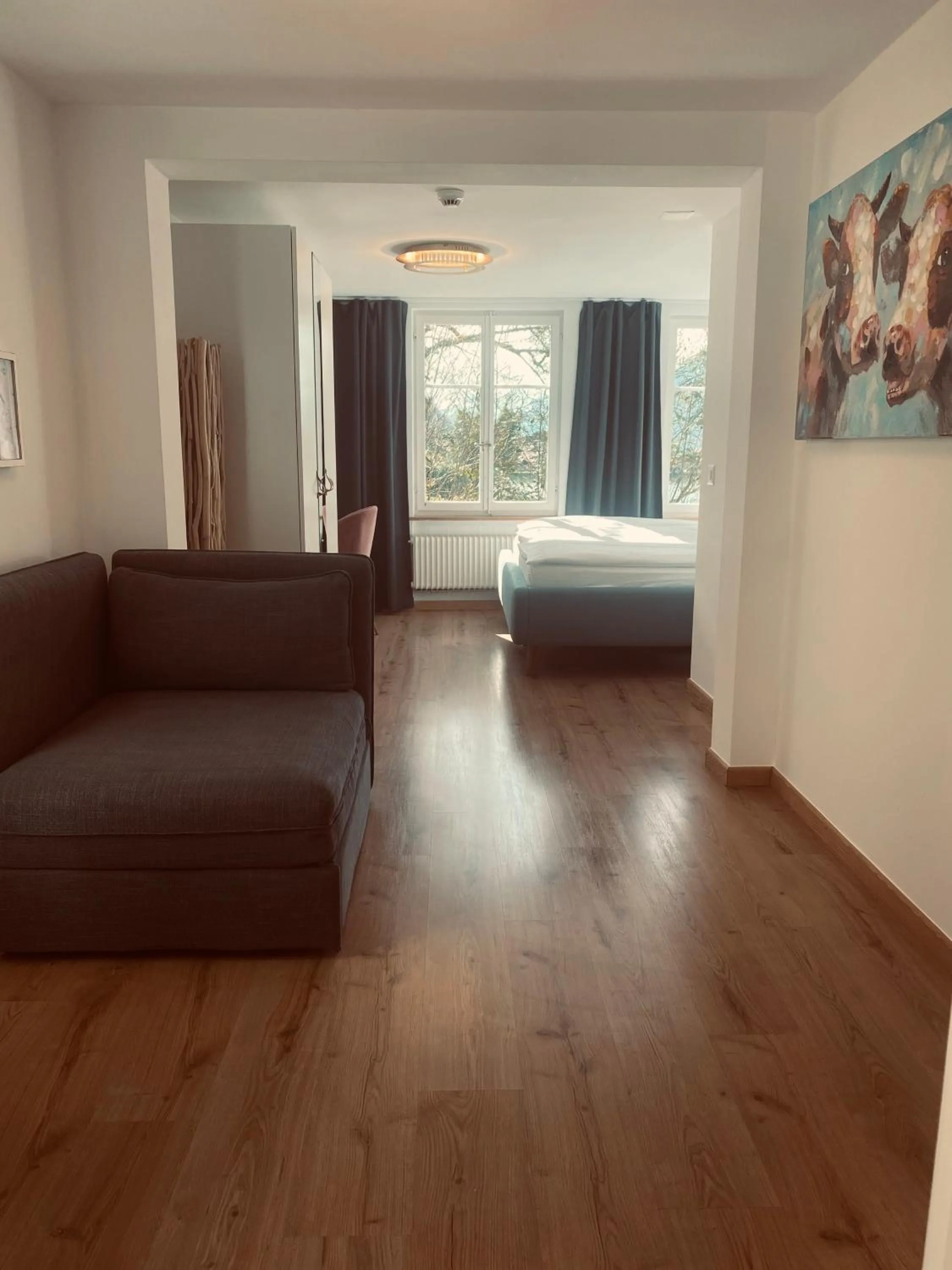 Bed in Boutique Hotel Bellevue B&B am Brienzersee Iseltwald Interlaken