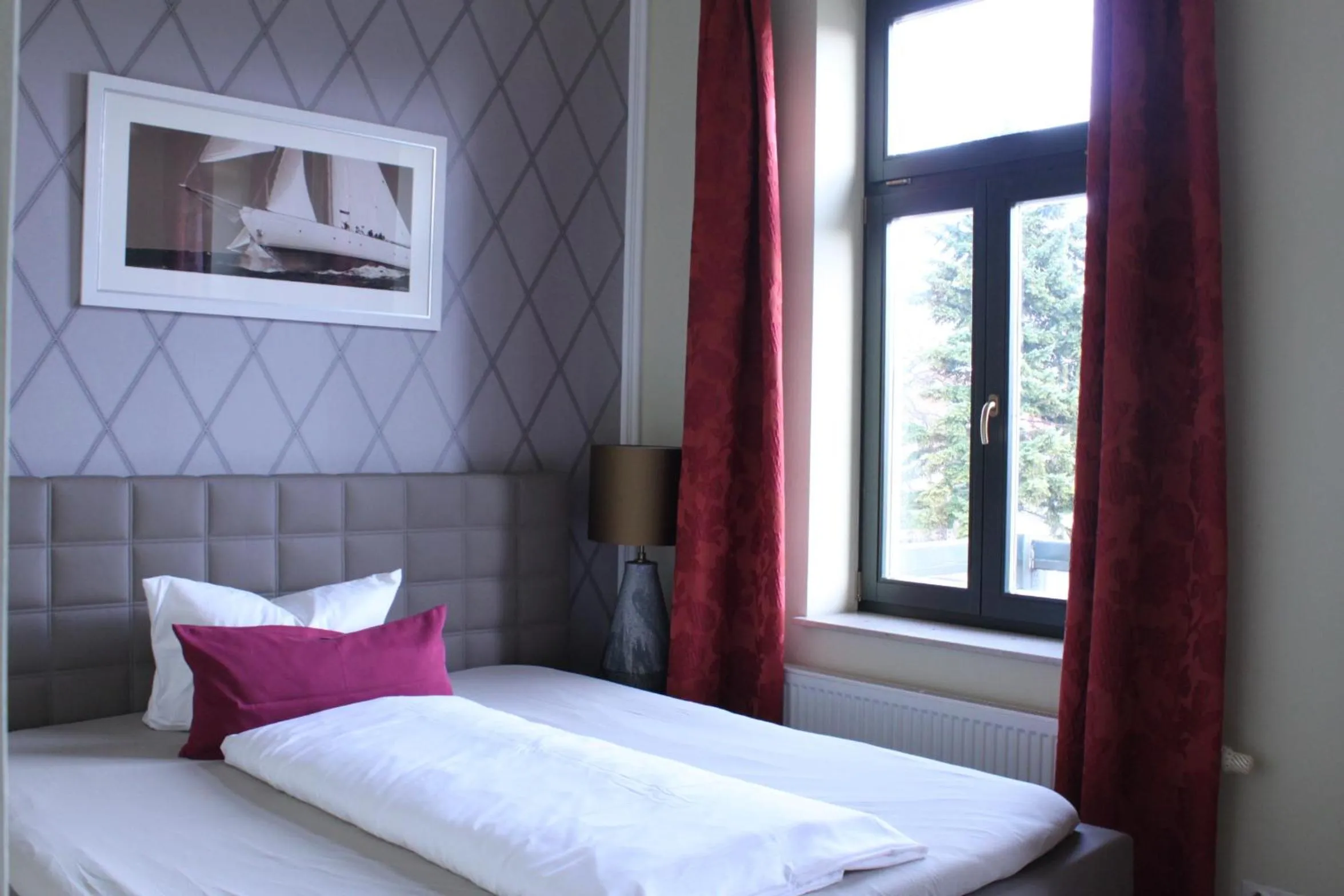 Bed in Hotel Villa Sommer