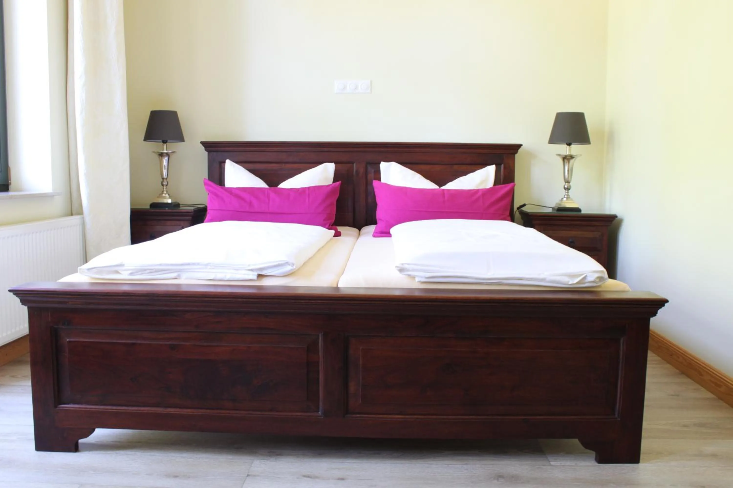 Bed in Hotel Villa Sommer